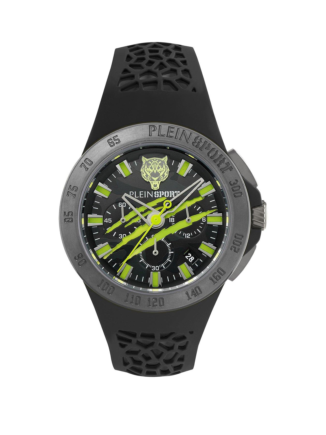 Product photograph of Philipp Plein Thunderstorm Chrono from very.co.uk