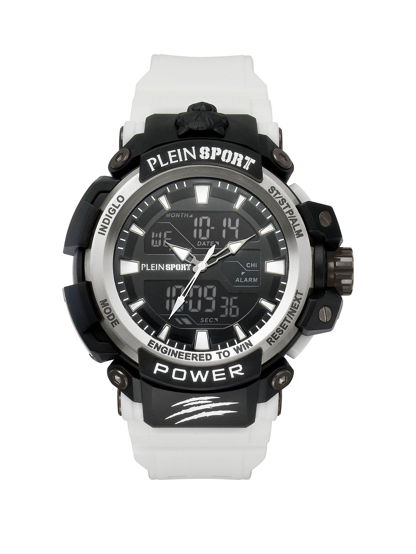 Product photograph of Philipp Plein Combat Watch from very.co.uk