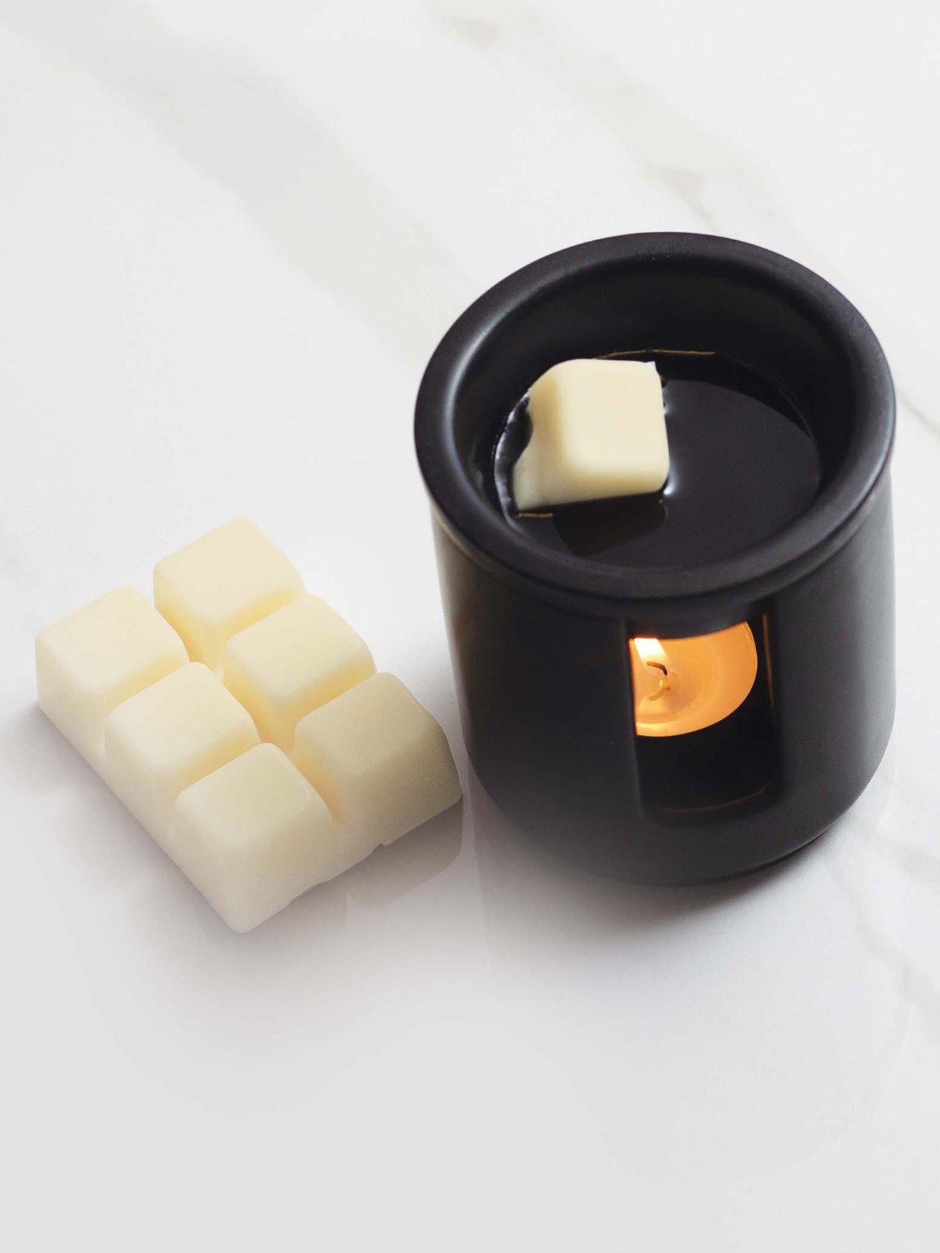 Product photograph of Stoneglow Modern Classics Ceramic Wax Melter Set - Grapefruit Mimosa from very.co.uk