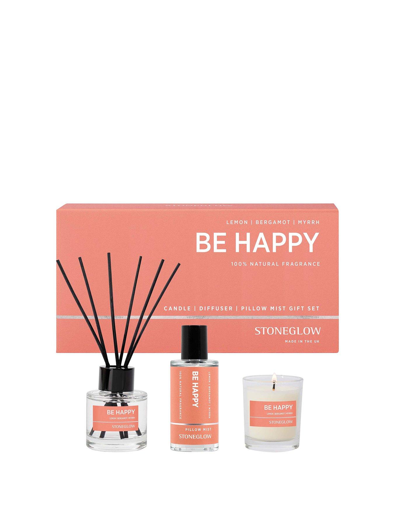 Product photograph of Stoneglow Wellbeing Be Happy Gift Set from very.co.uk