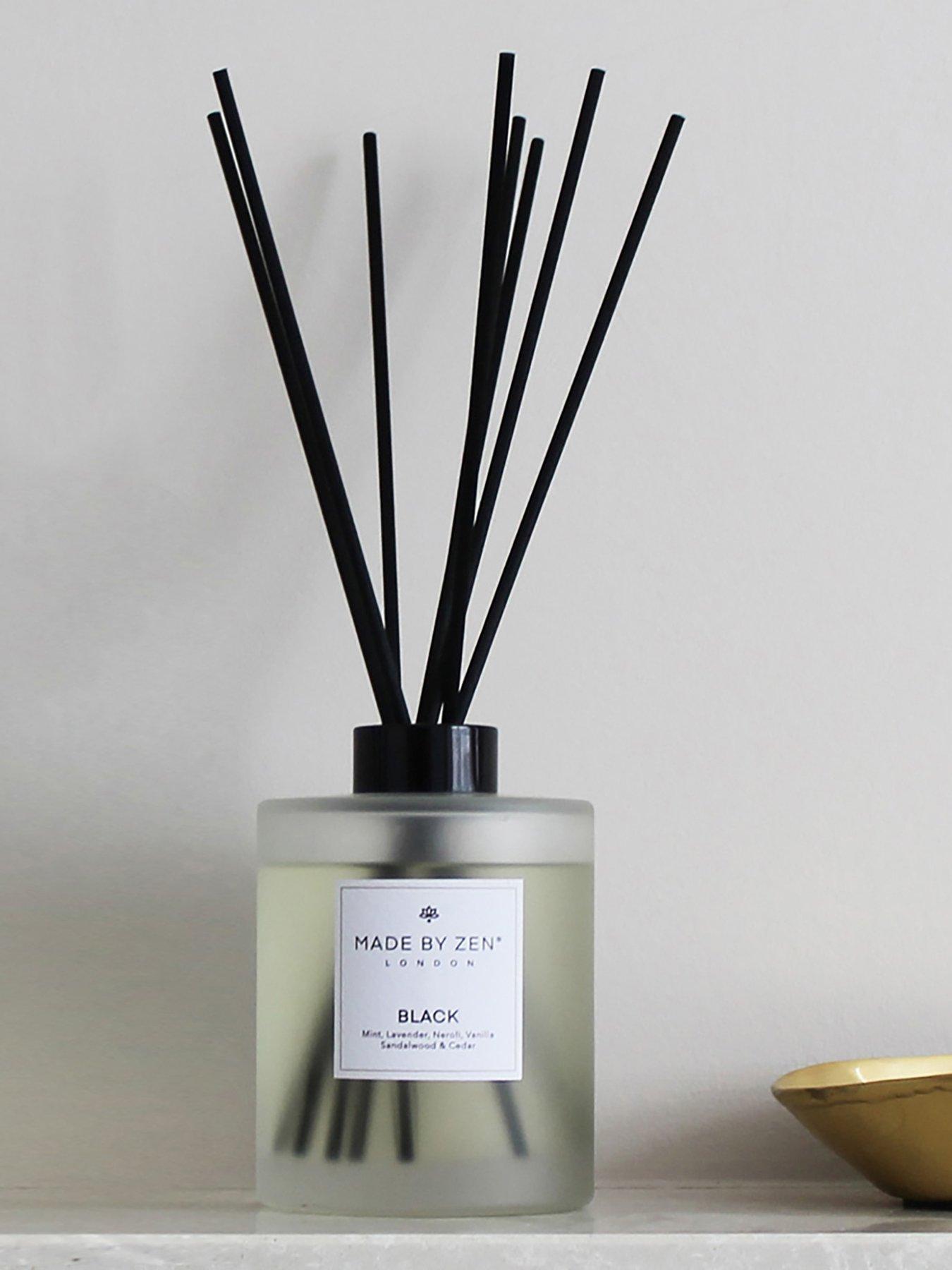 Product photograph of Made By Zen Signature Reed Diffuser 500ml - Black from very.co.uk