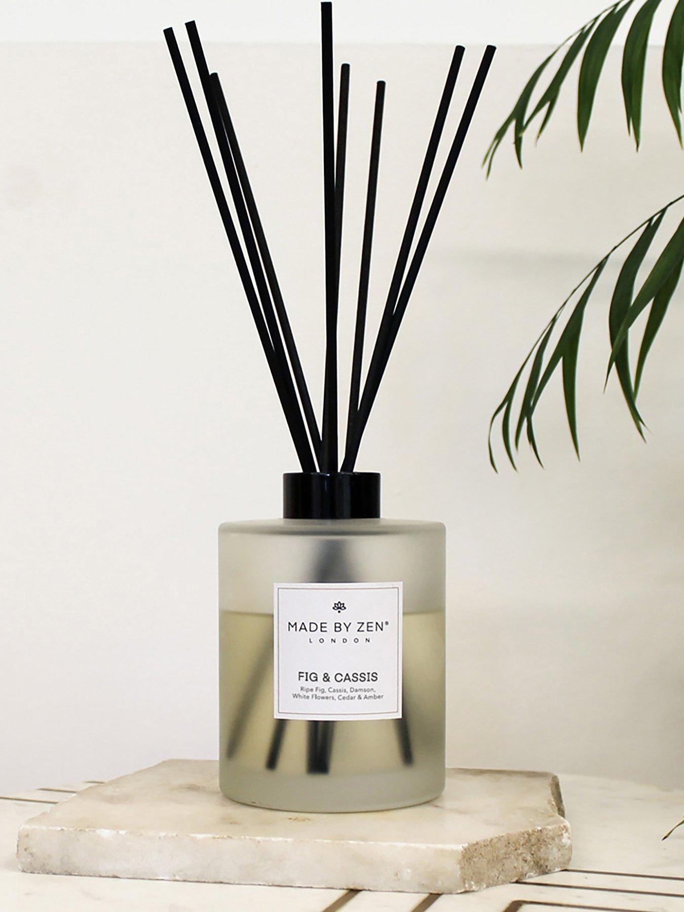 Product photograph of Made By Zen Signature Reed Diffuser 500ml - Fig Cassis from very.co.uk