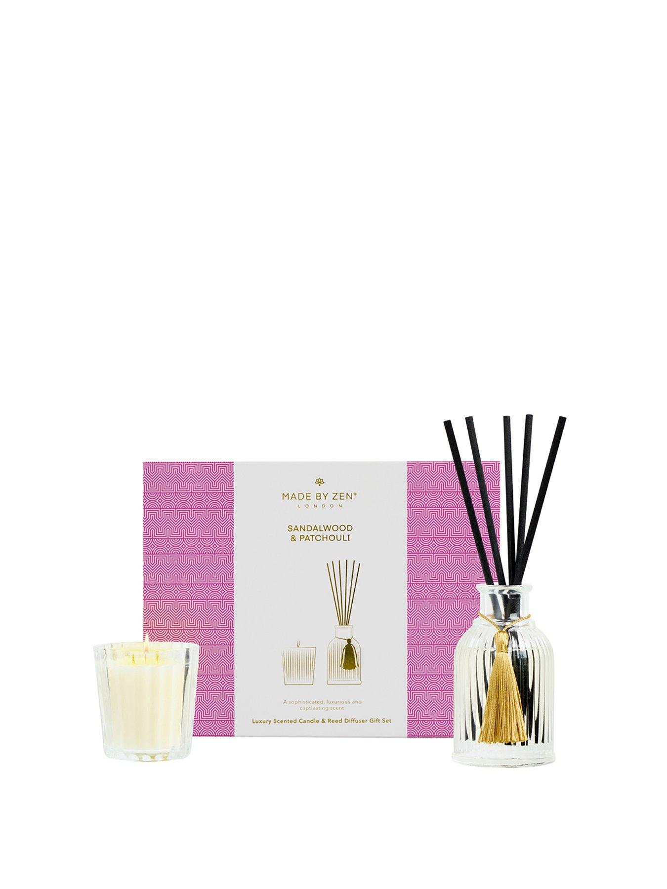 Image 2 of 2 of Made by Zen Riad Gift Set 50ml Reed Diffuser &amp; 70g Candle - Sandalwood &amp; Patchouli
