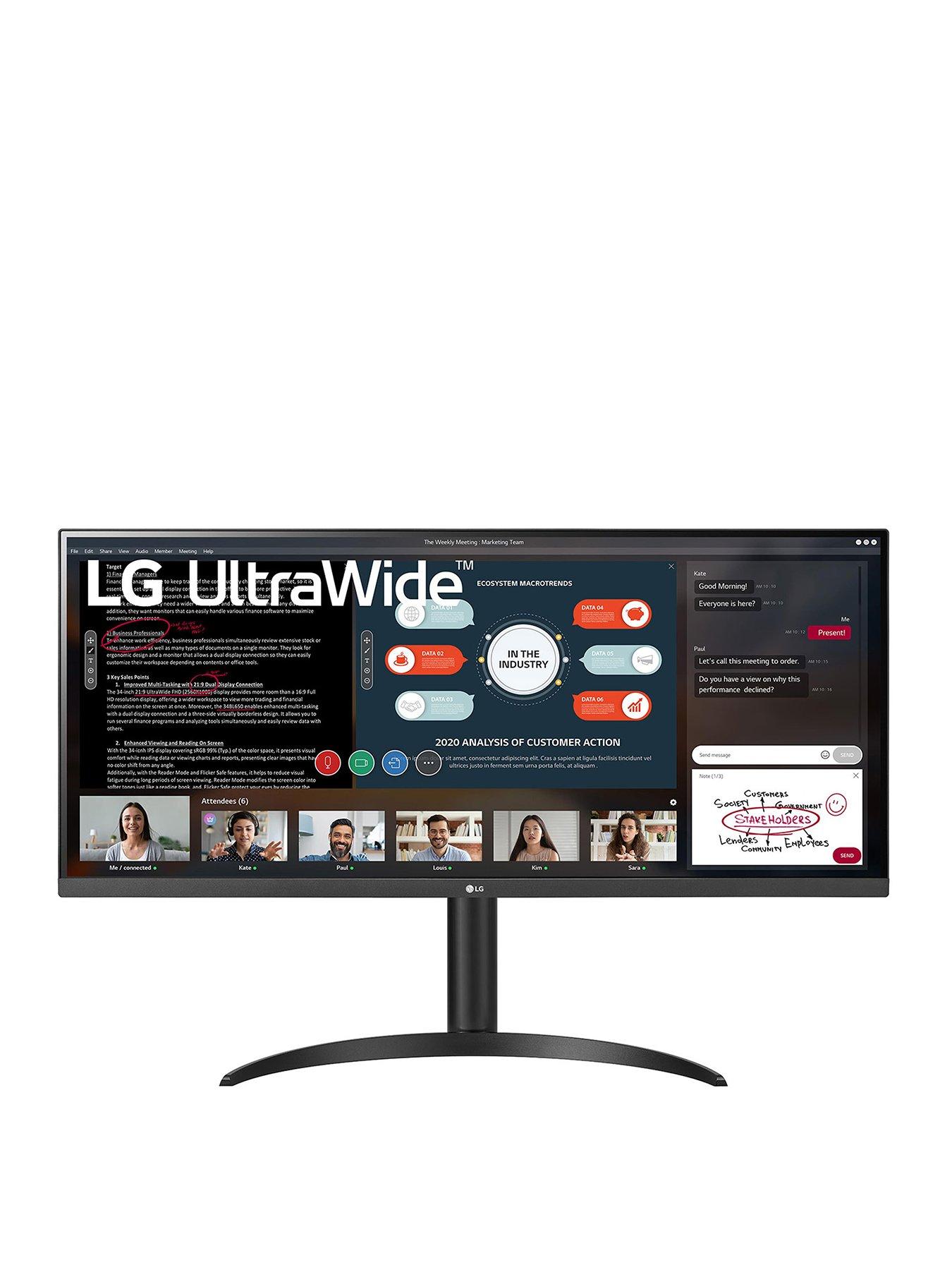 Technology & Gaming 34in Flat Black Full HD Very