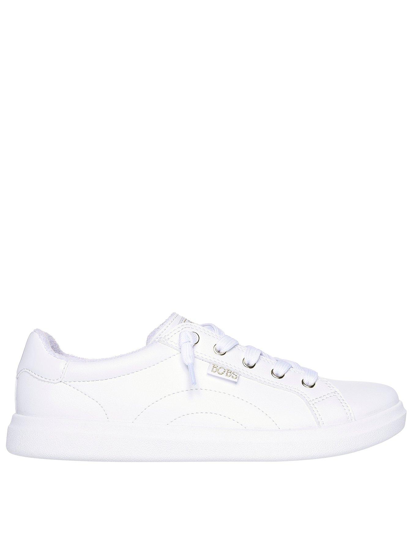 undefined Bobs Dvine Wide Fit Instant Delight Plimsoll - White