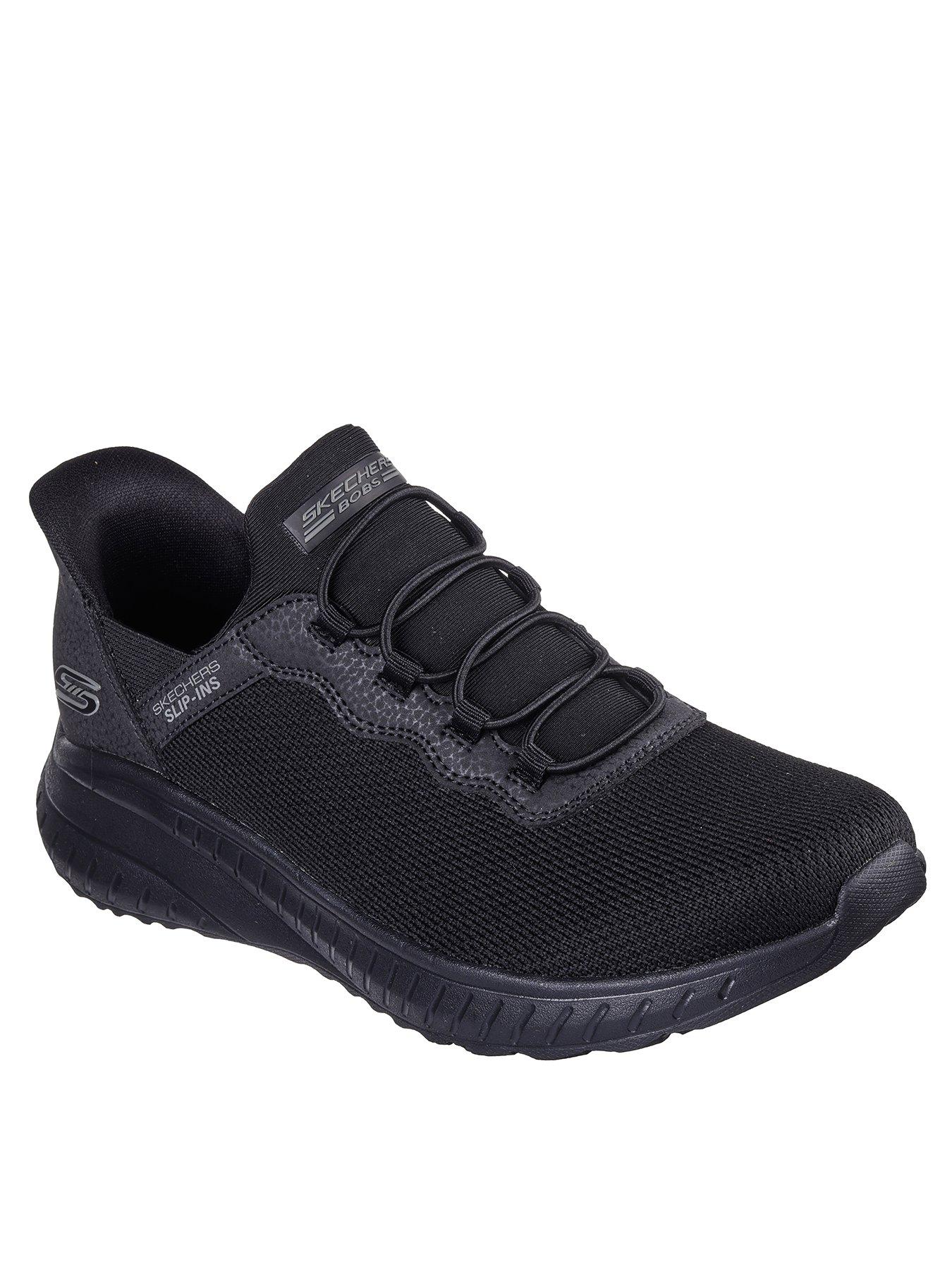 Image 2 of 5 of Skechers Wide Fit Slip-ins Bobs Squad Sport Trainer - Black