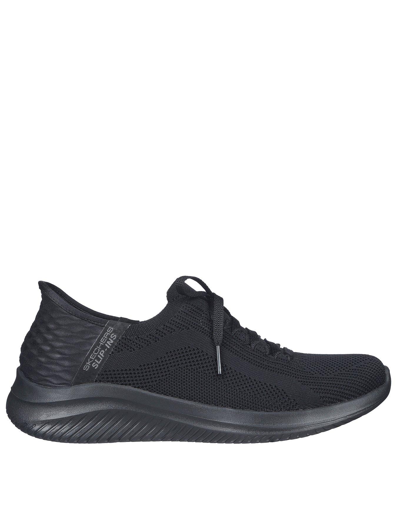 undefined Wide Fit Slip-ins Ultra Flex 3 Trainer - Black