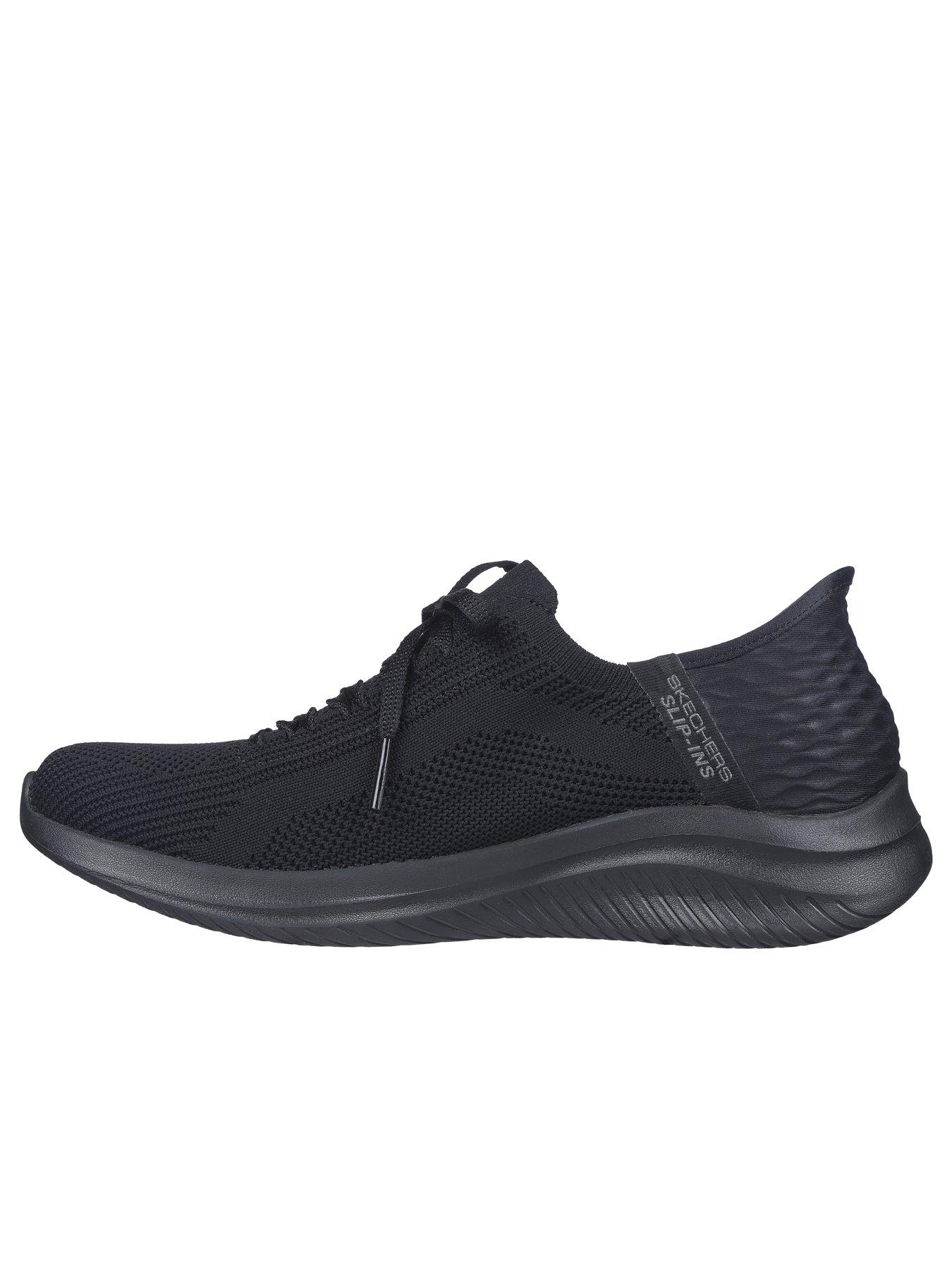 Image 5 of 5 of Skechers Wide Fit Slip-ins Ultra Flex 3 Trainer - Black