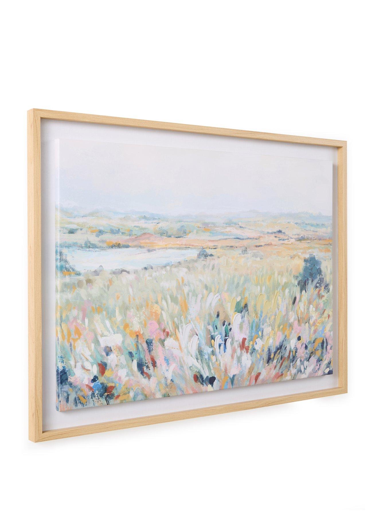 Image 3 of 6 of Very Home Meadow Field Landscape Capped Print Canvas 60x80cm