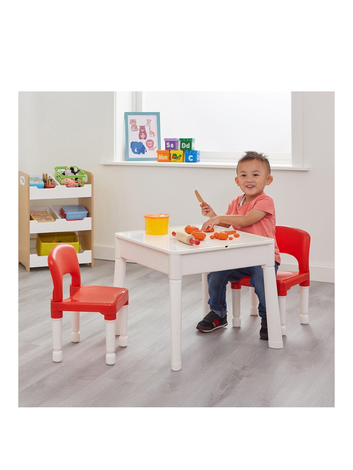 Multi Purpose 6 in 1 Kids Activity Table and 2 Chair Set