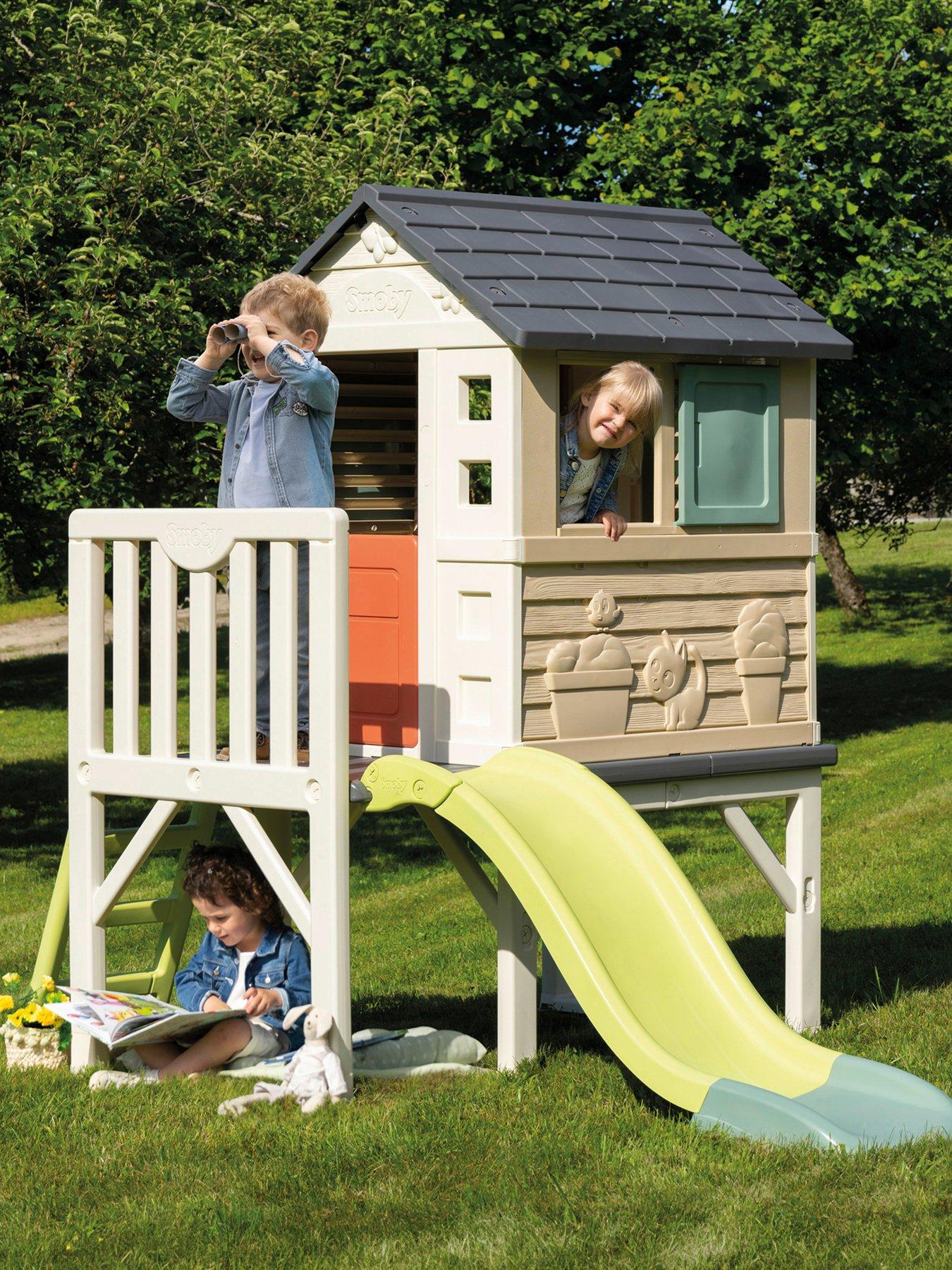 Smoby Life House On Stilts Playhouse with Slide