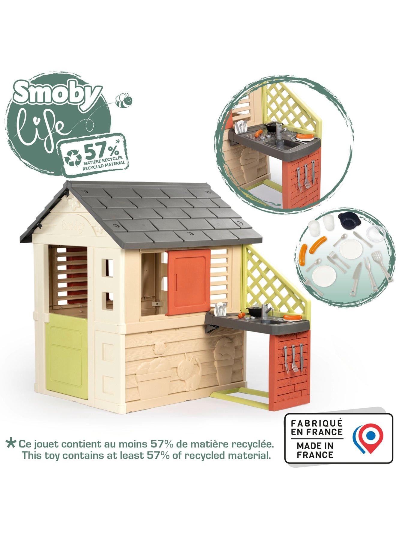 Image 3 of 7 of Smoby Life Nature Playhouse with Kitchen