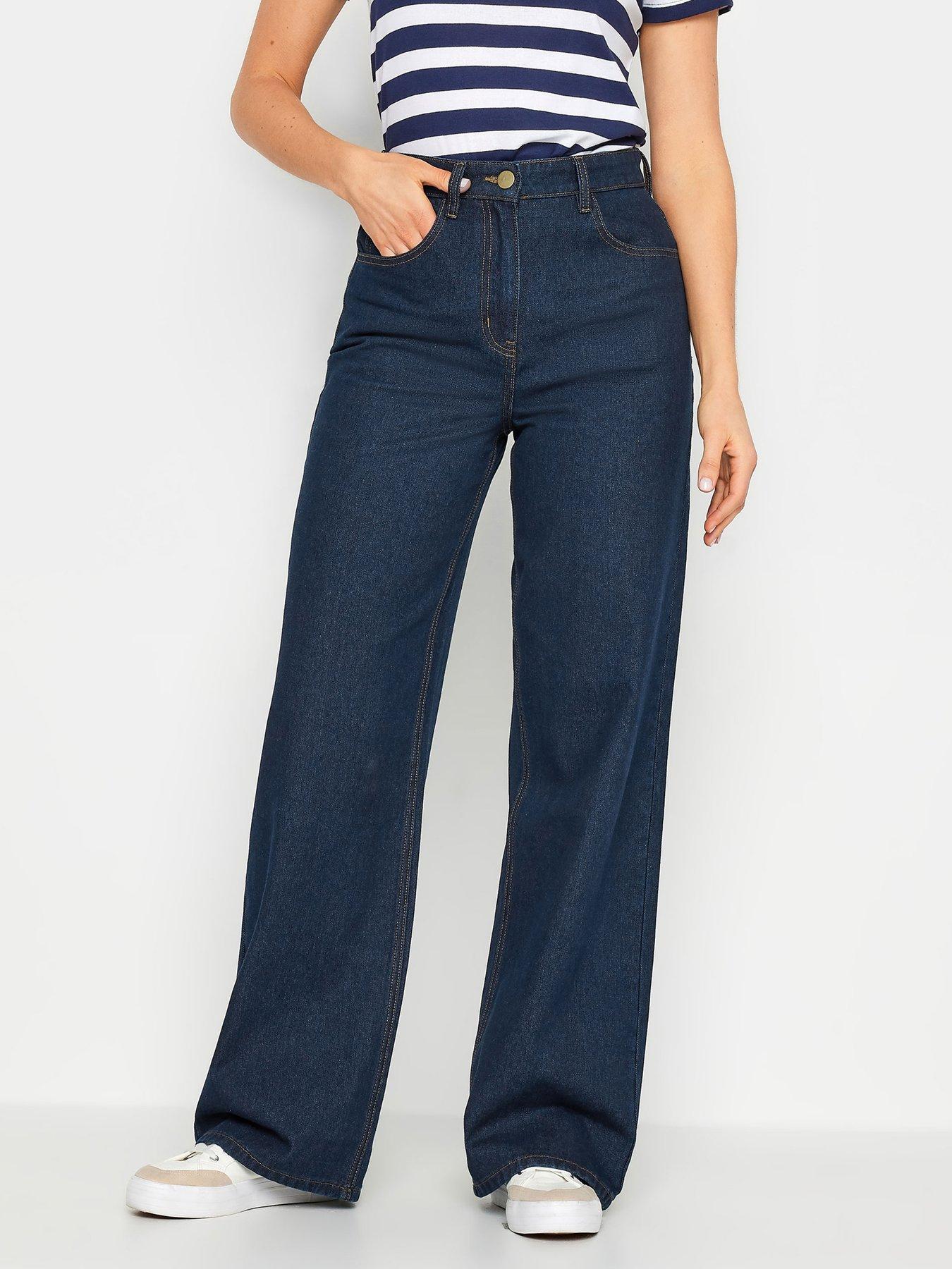 undefined Tall Wide Leg Jeans - Blue