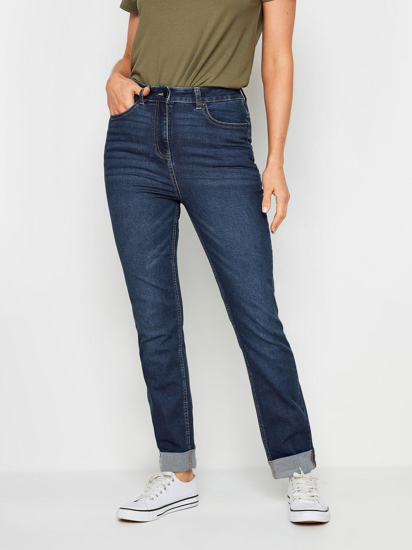 Long Tall Sally Tall Midi Wash Cigarette Jeans Blue Very