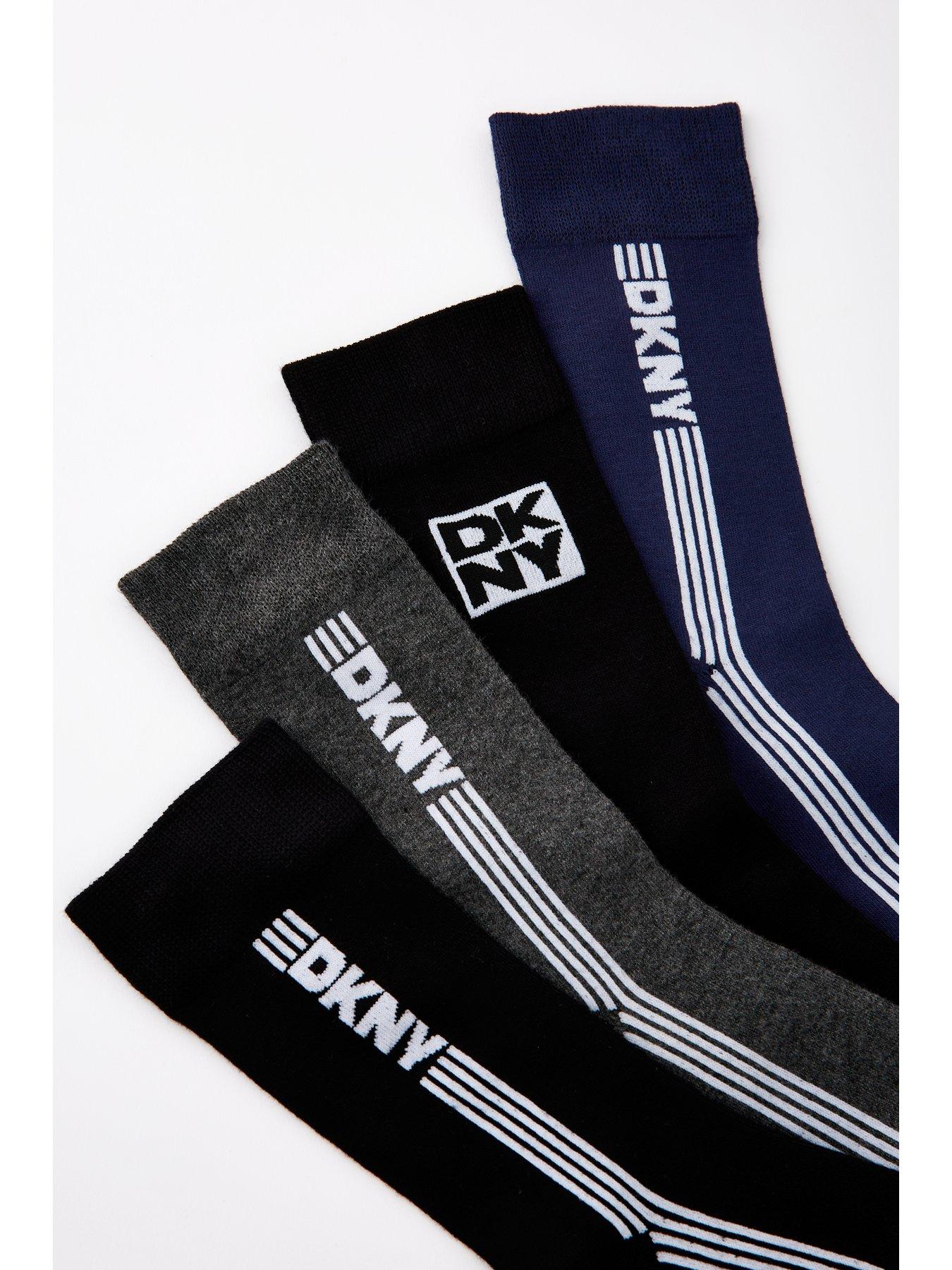 Image 3 of 3 of DKNY Gem 5 Pack Crew Socks - Multi