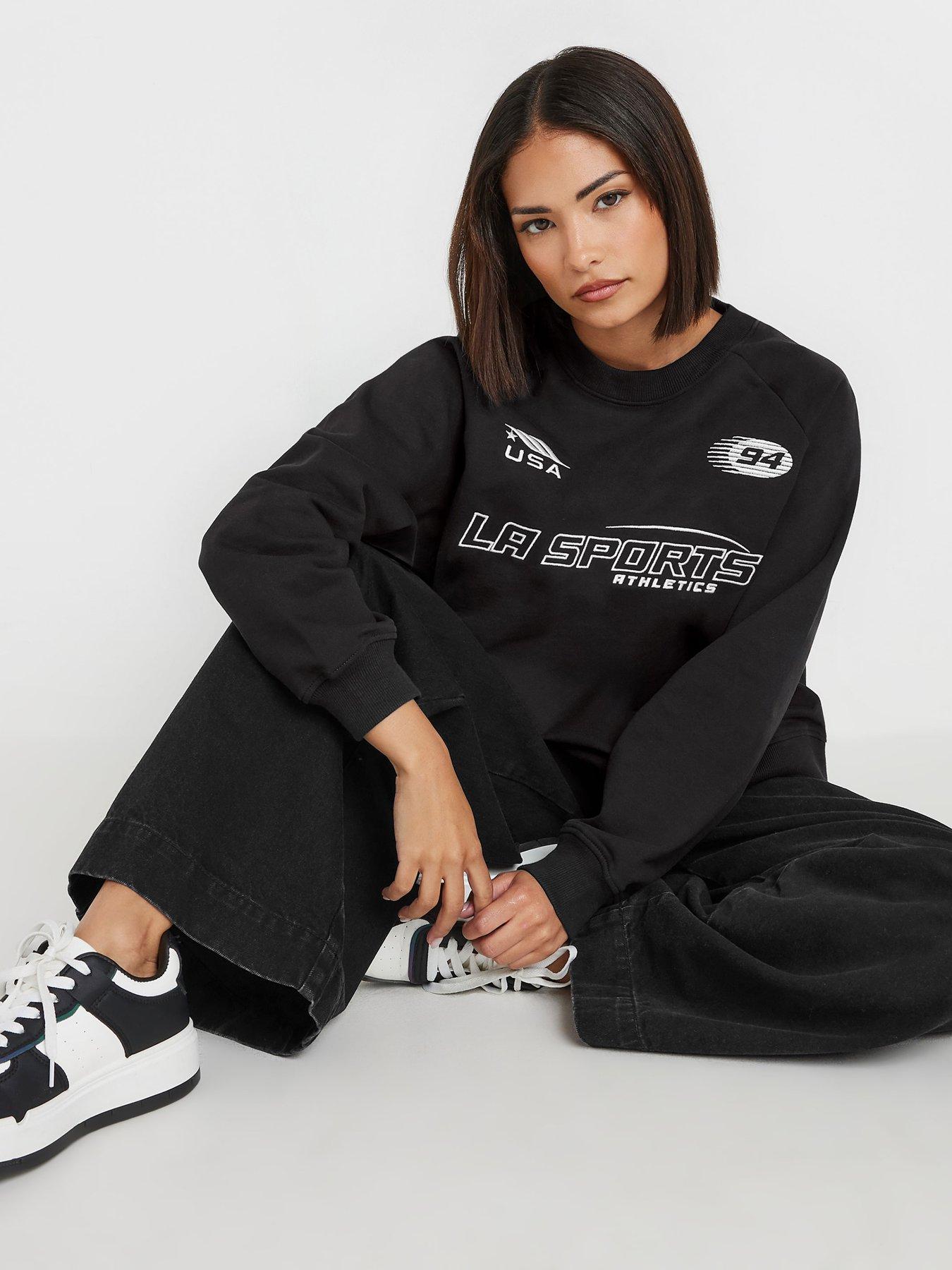 undefined Petite Sporty Sweat Black