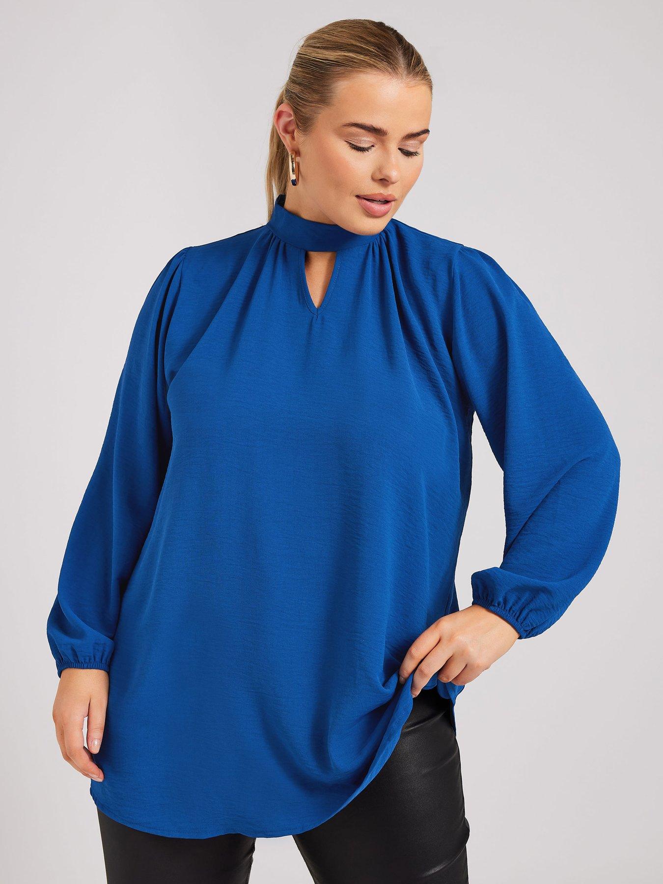 Icelyn Soft Blouse Blue