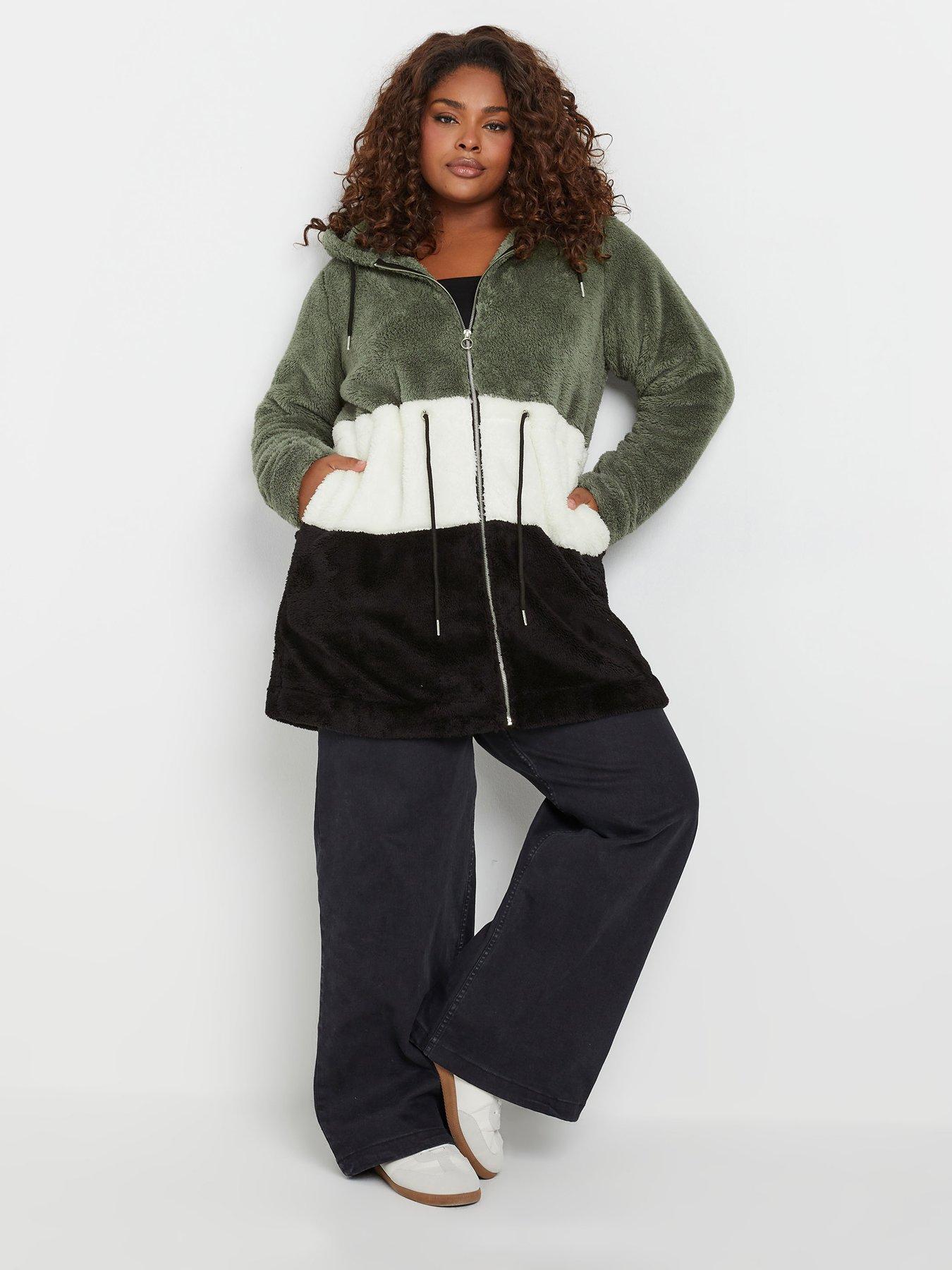 Yours Curve Colour Block Jacket - Multi | Very