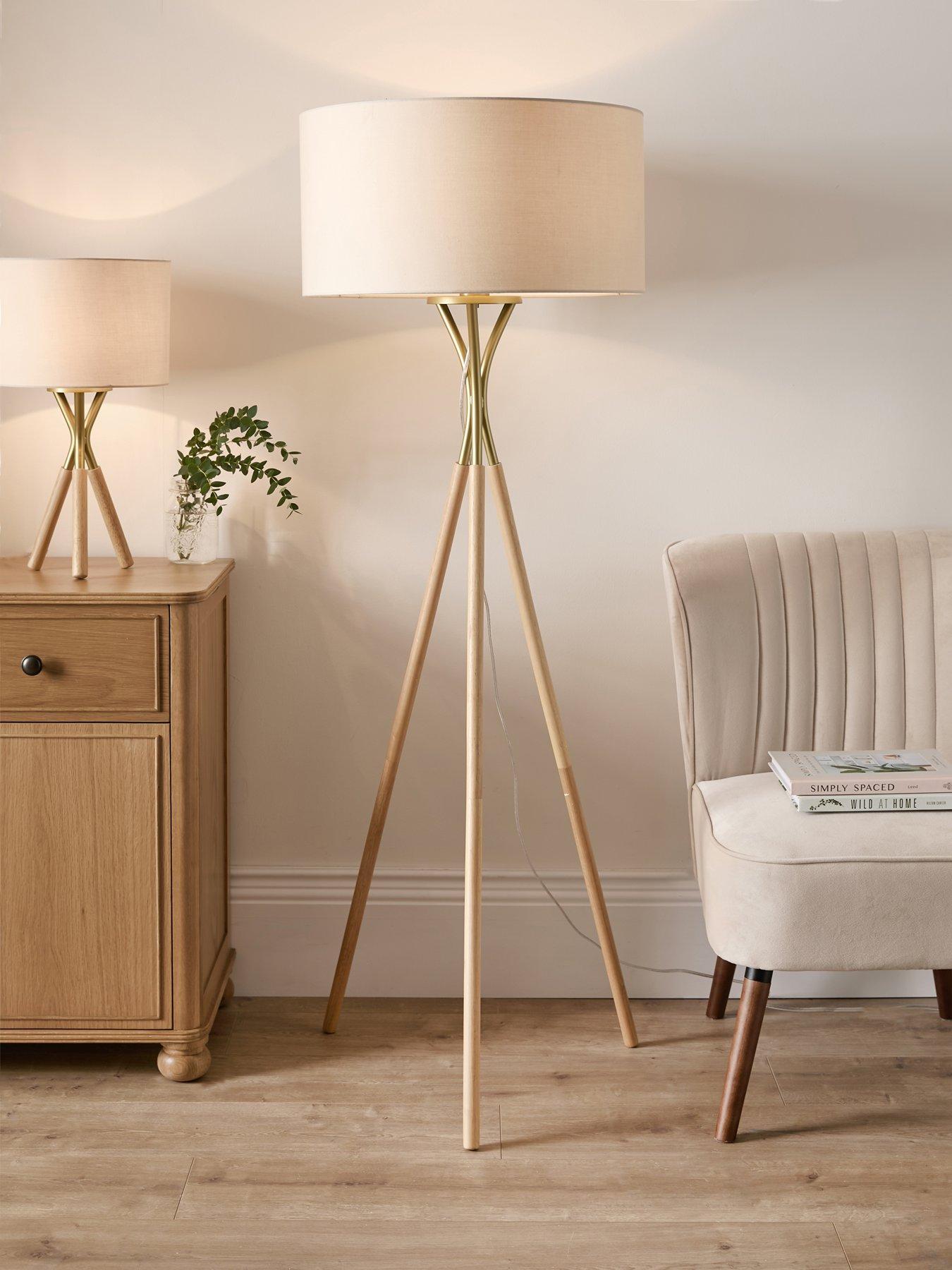 Image 1 of 7 of The Very Collection Lili Tripod Floor Lamp