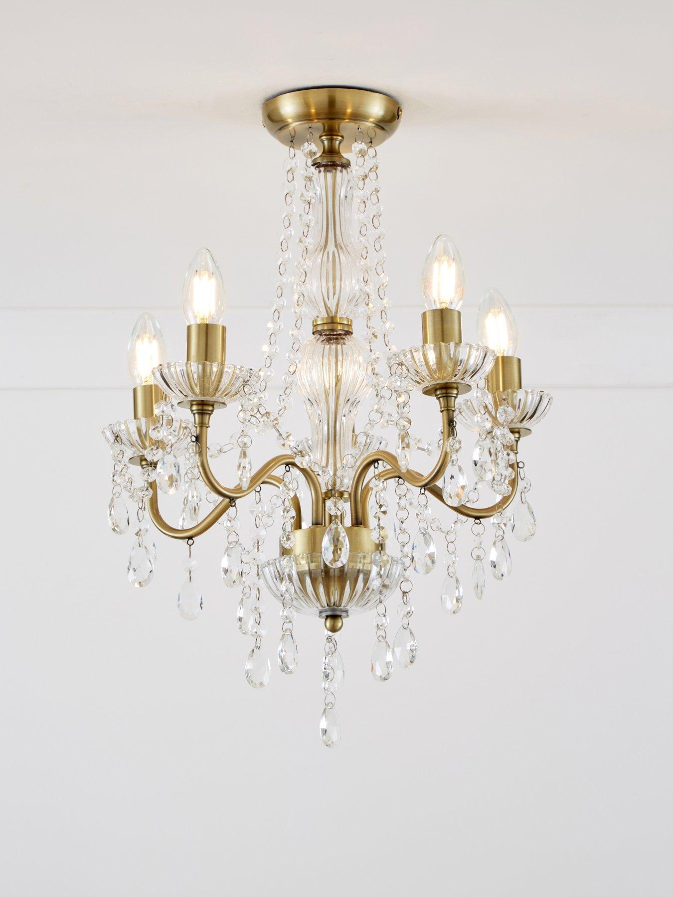 undefined Alessandra Flush 5-Light Chandelier
