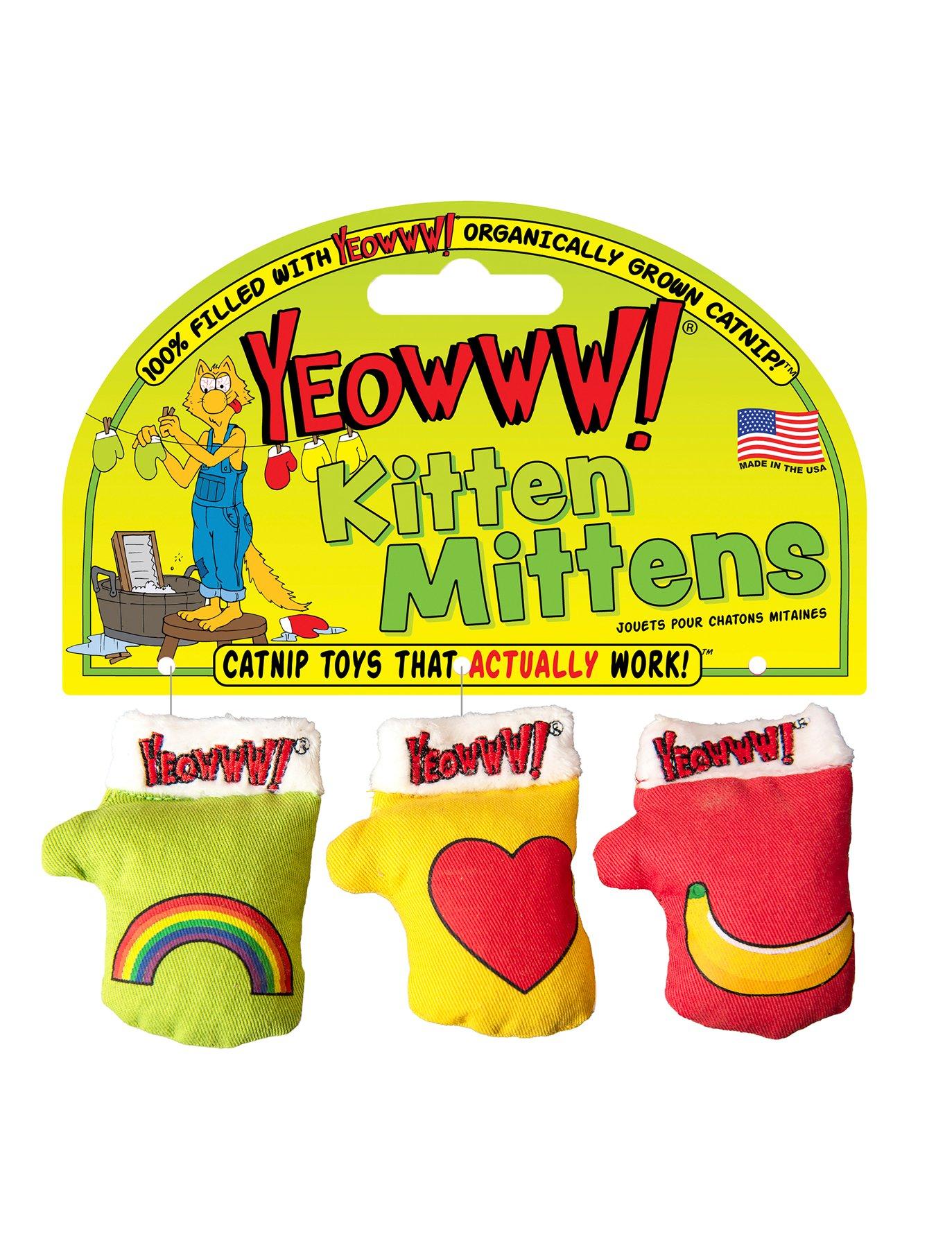 Product photograph of Rosewood Yeowww 3 Kitten Mittens from very.co.uk