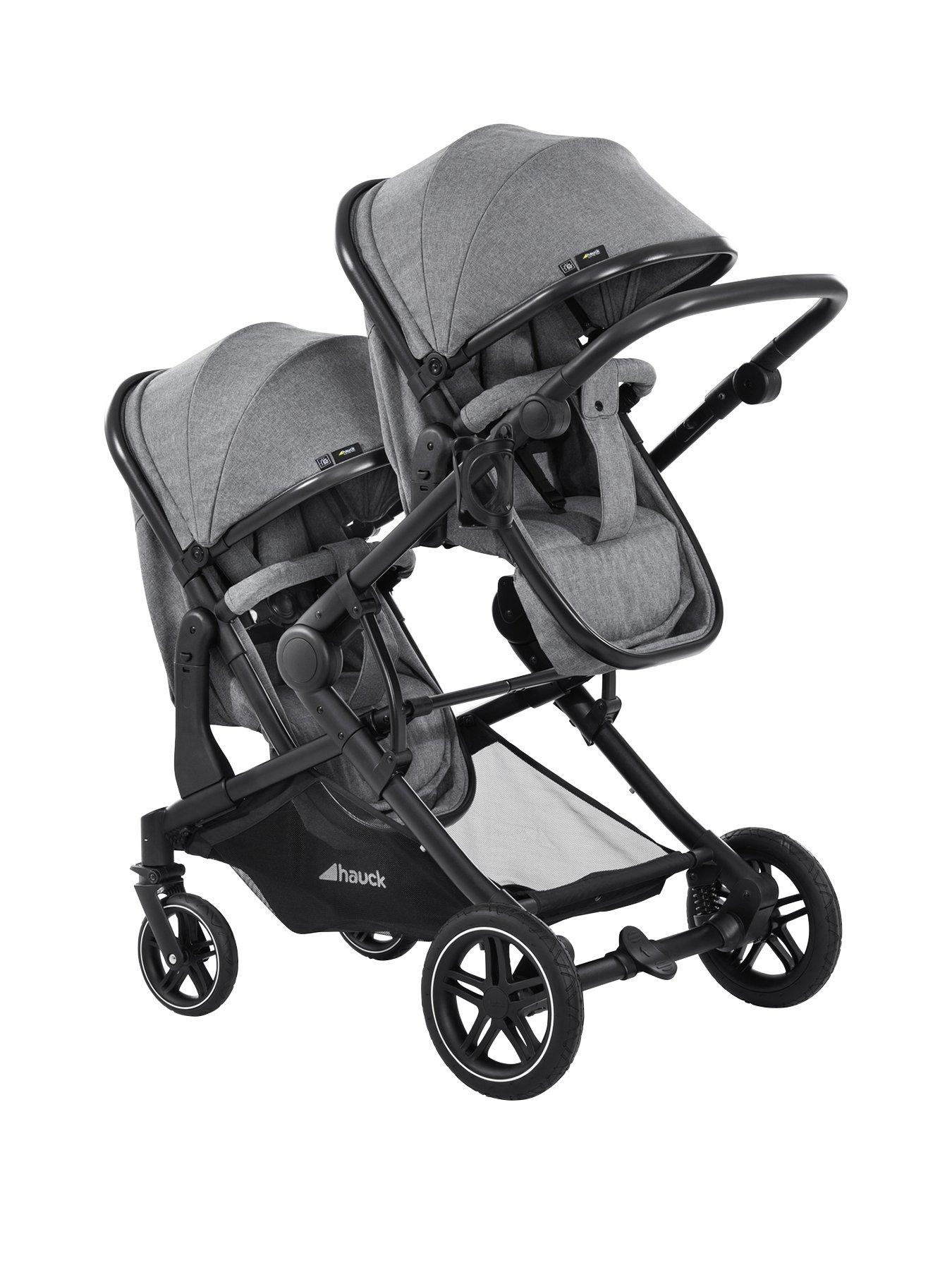 Double pushchair with carrycot online