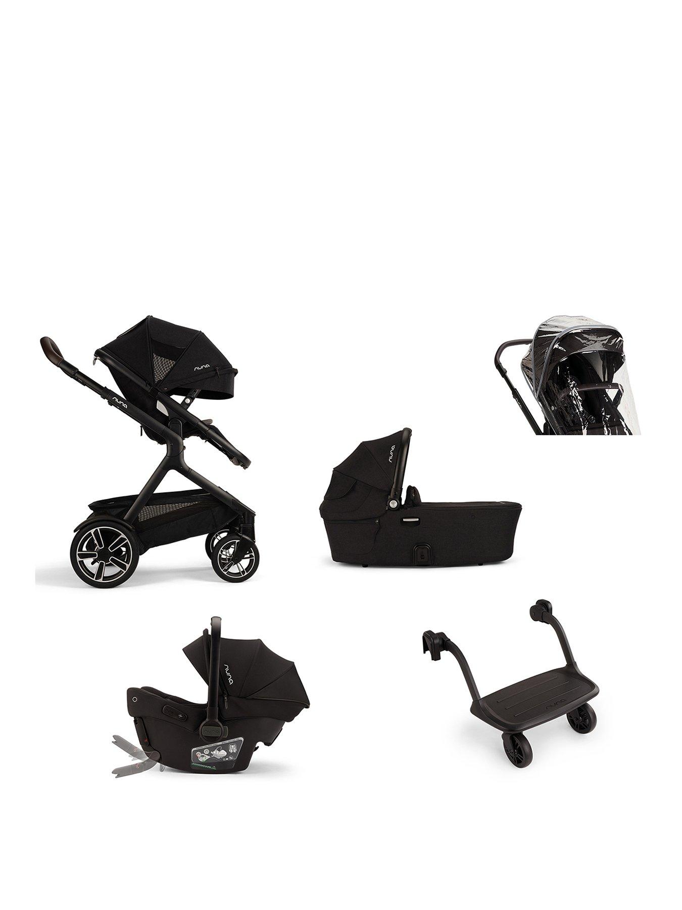 Nuna DEMI next Urbn Bundle with PIPA Urbn Car Seat and Rider Board