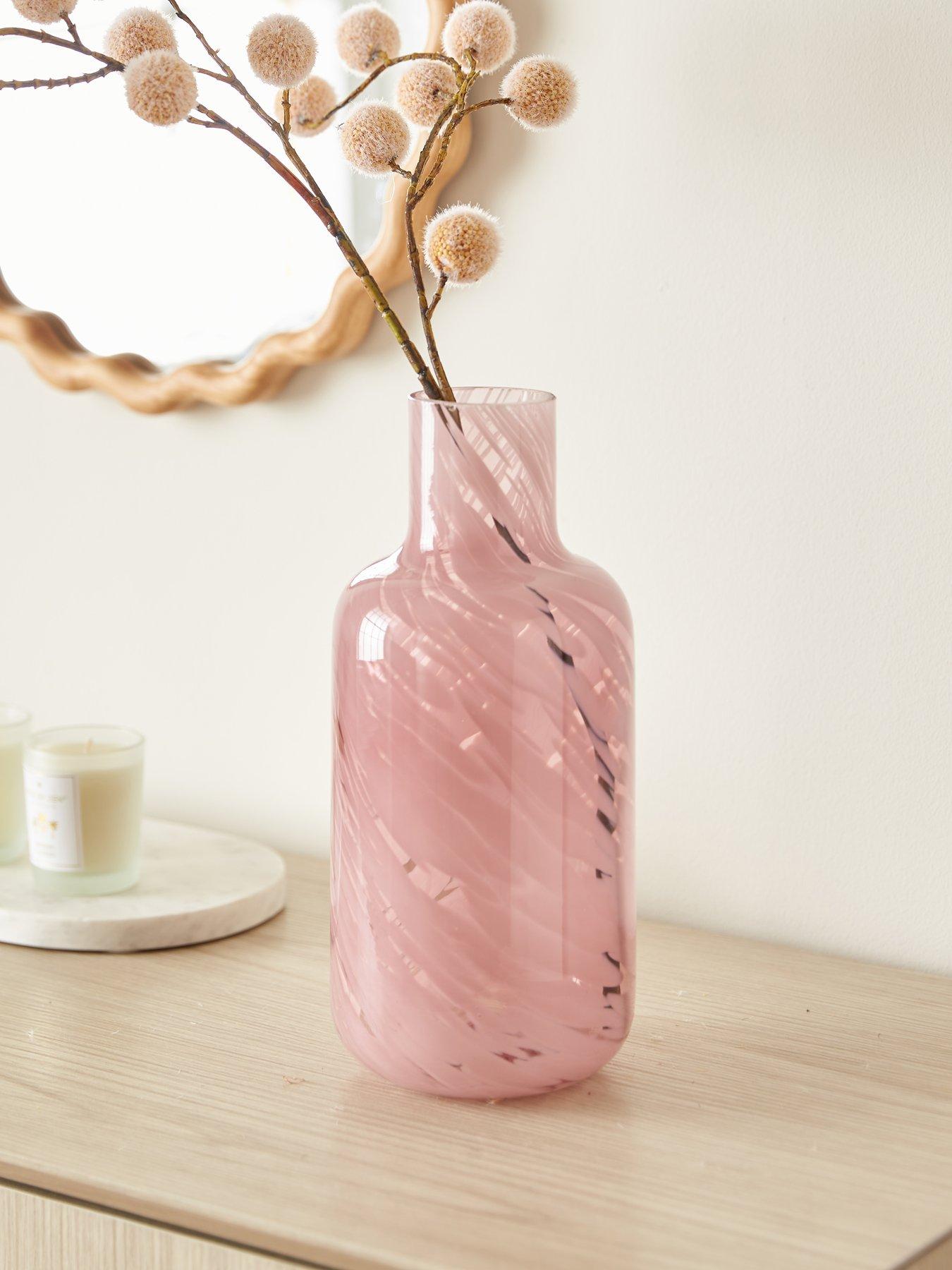 undefined Pink Swirl Vase