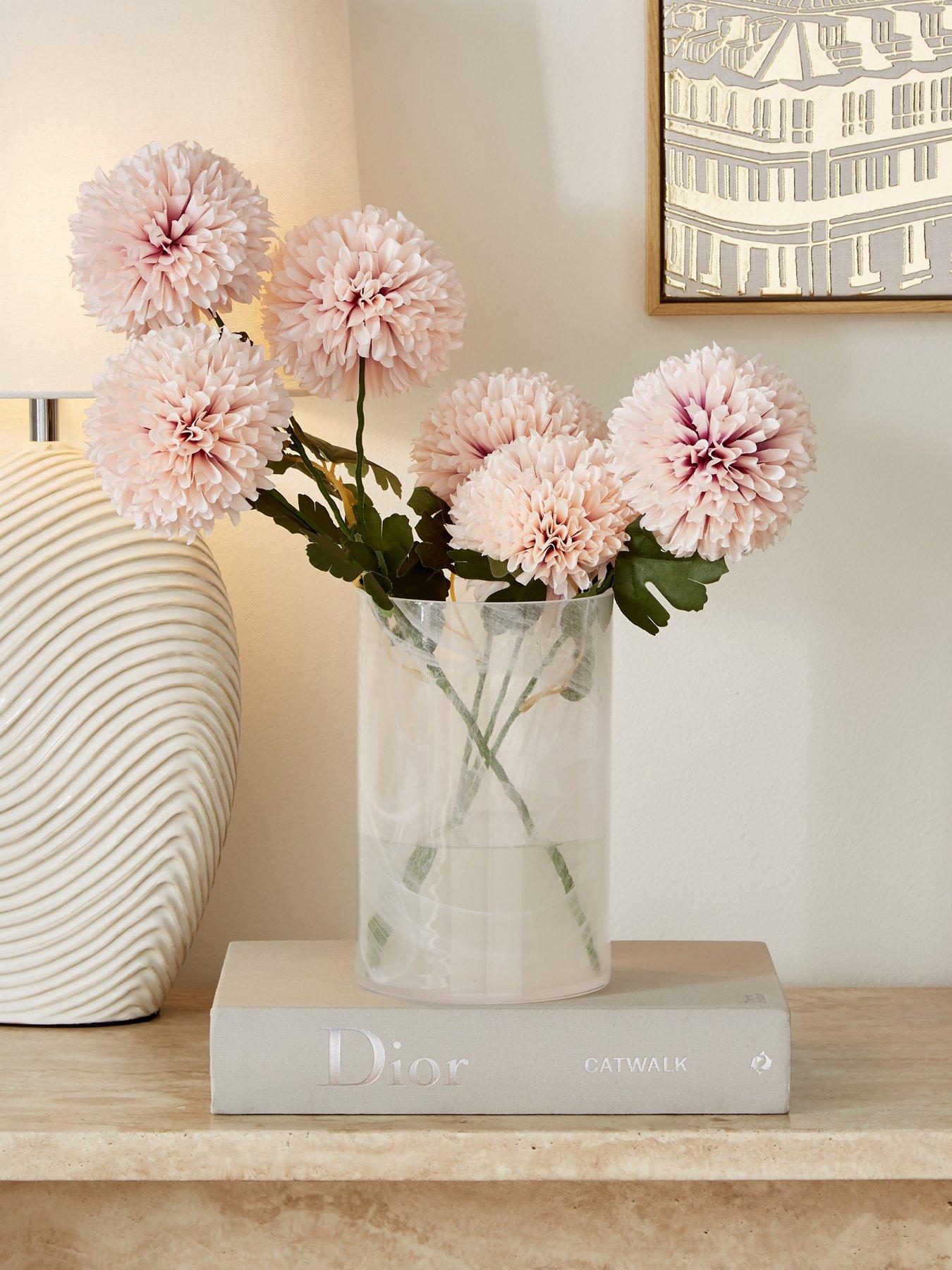 Very Home White Smoke Vase 20cm