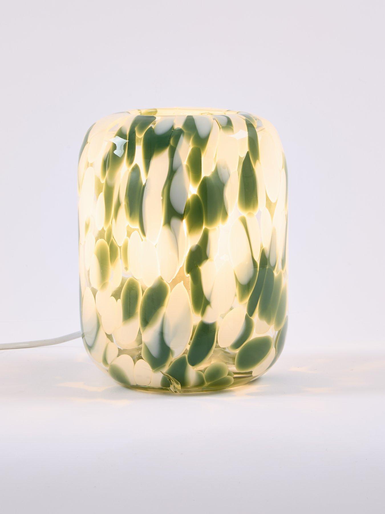 Image 3 of 6 of The Very Collection Confetti Glass Table Lamp
