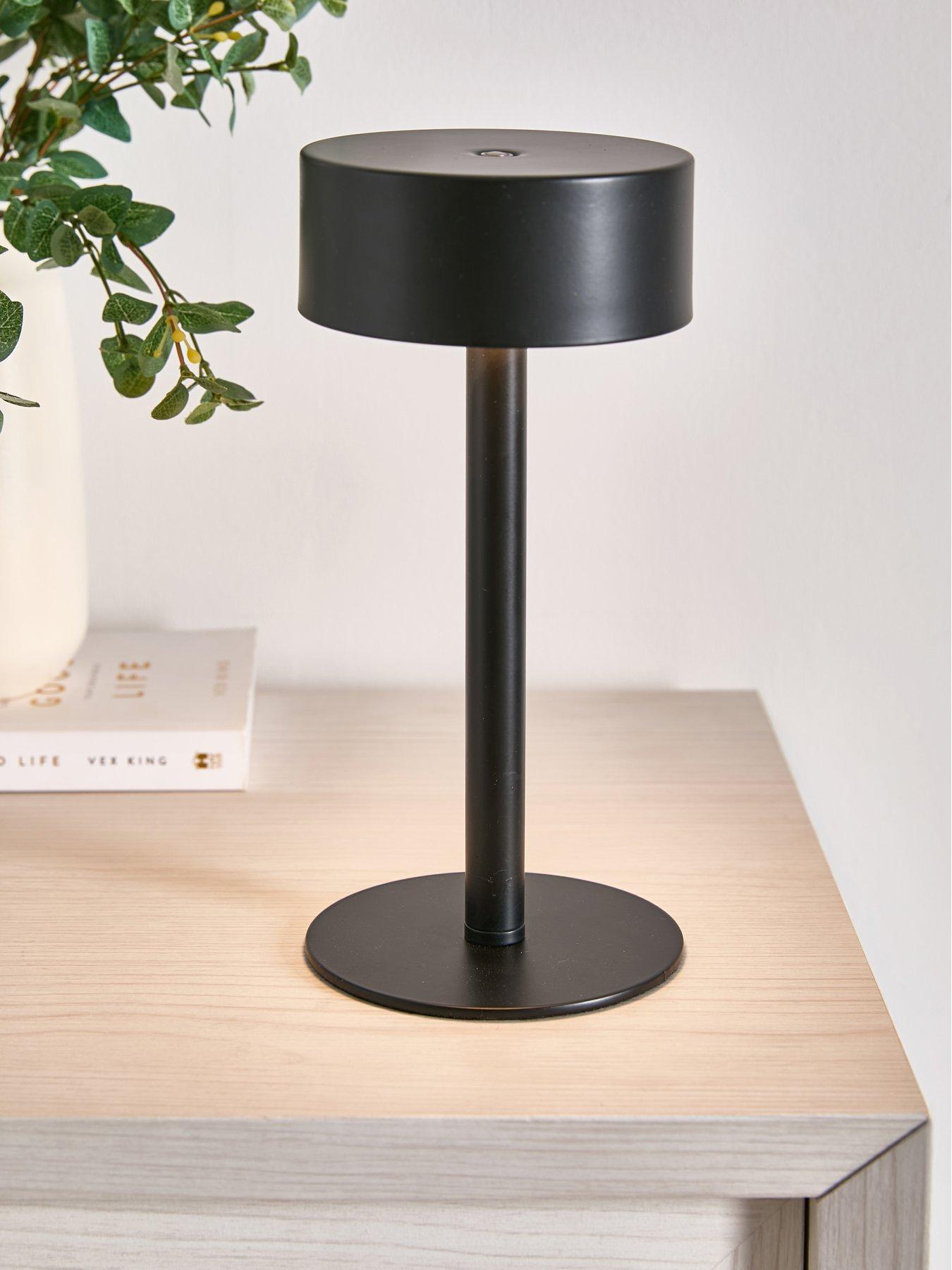 Very Home Touch Top Rechargeable Table Lamp - 26cm