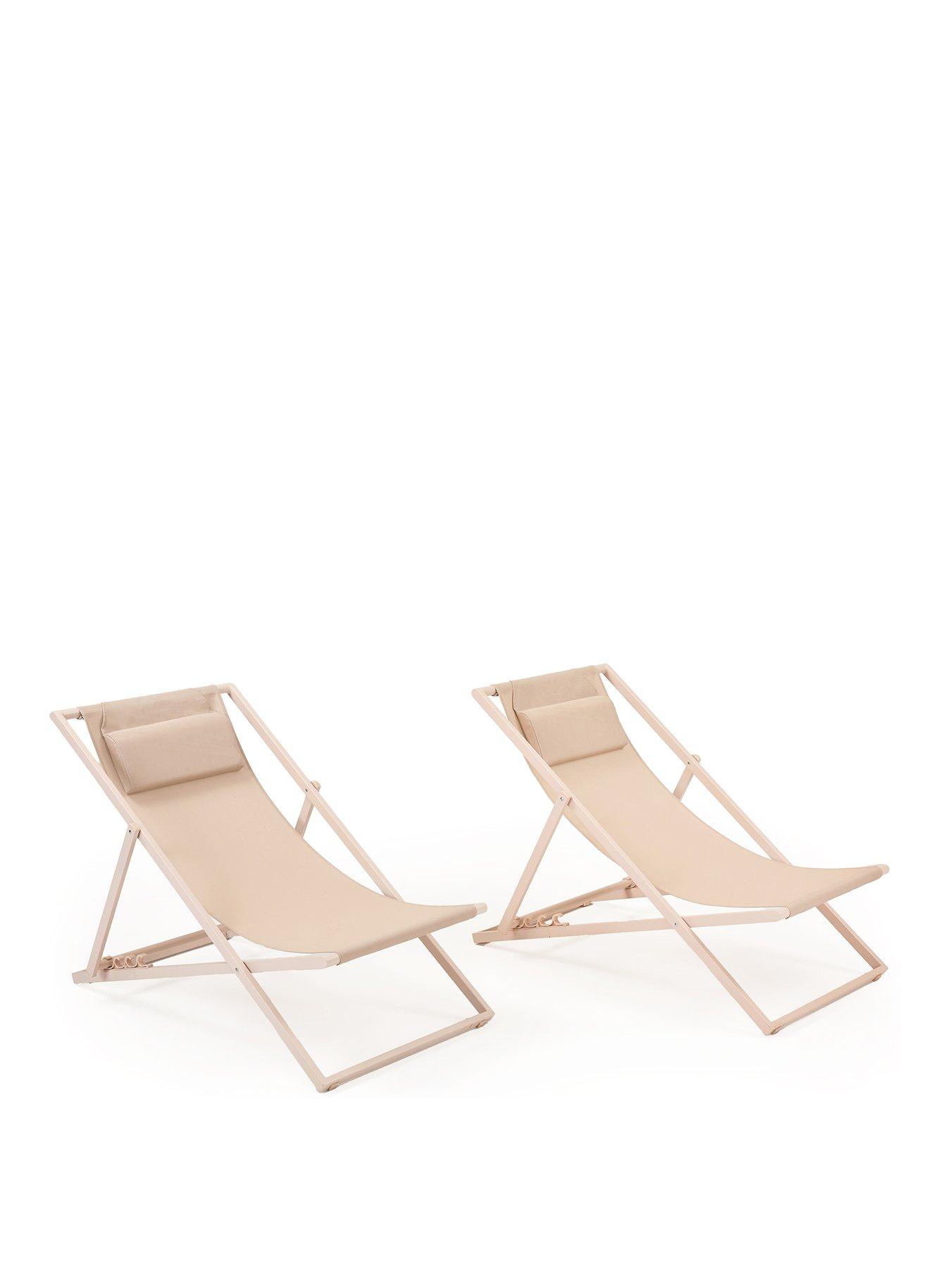 Image 3 of 6 of The Very Collection Amalfi Set 2 Folding Chairs