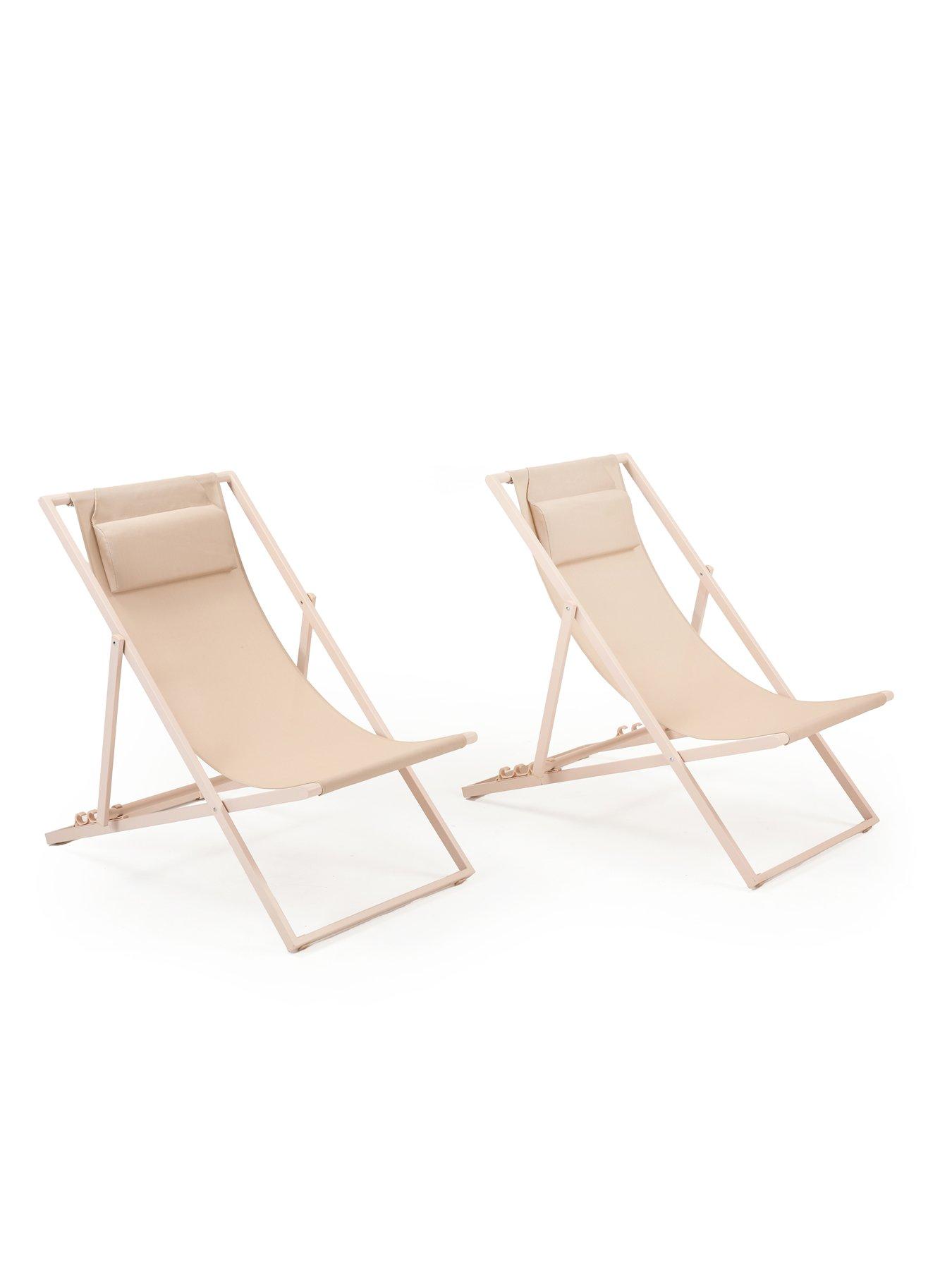 Image 4 of 6 of The Very Collection Amalfi Set 2 Folding Chairs