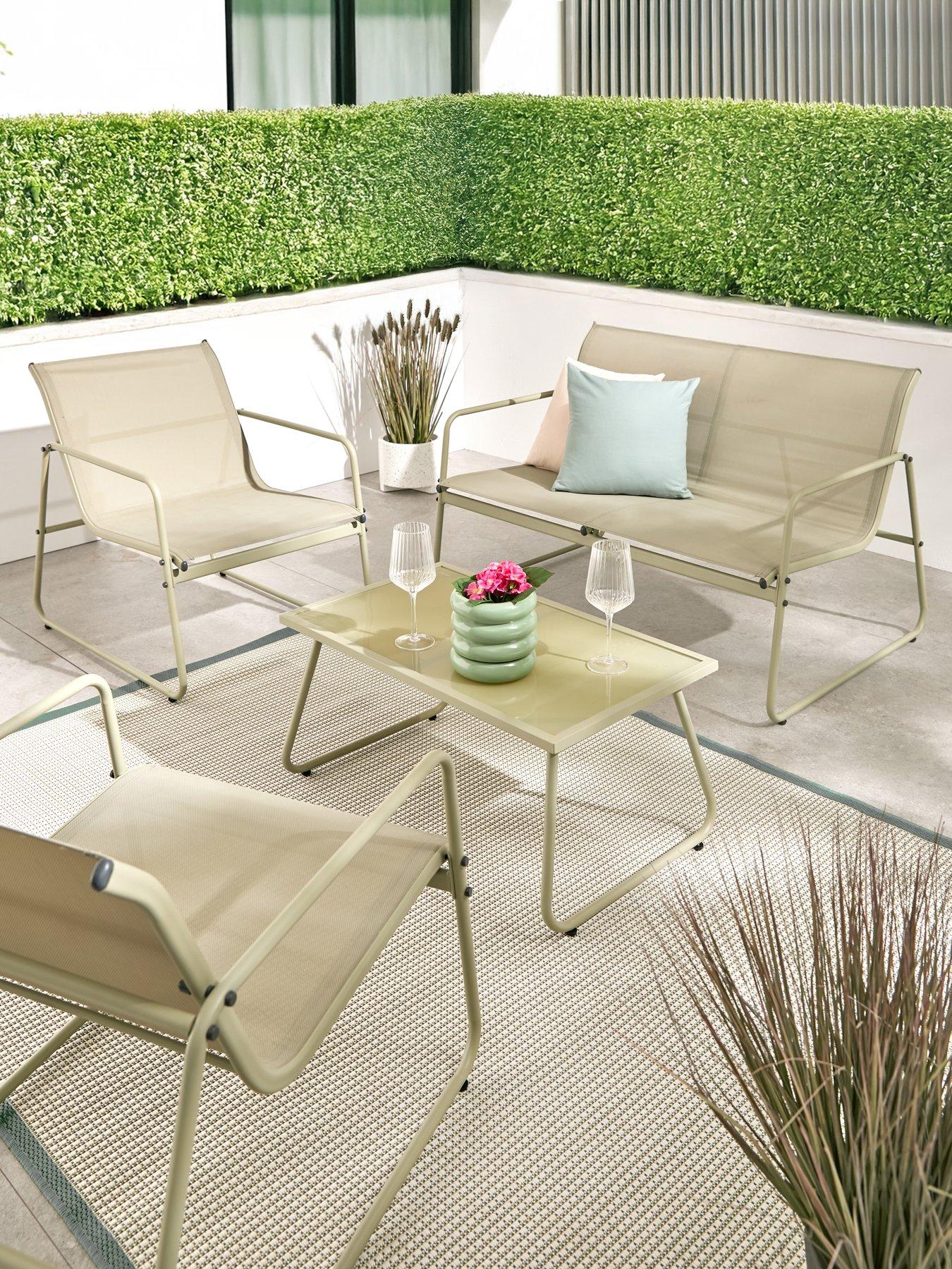 undefined Amalfi Sofa Set - Pale Green