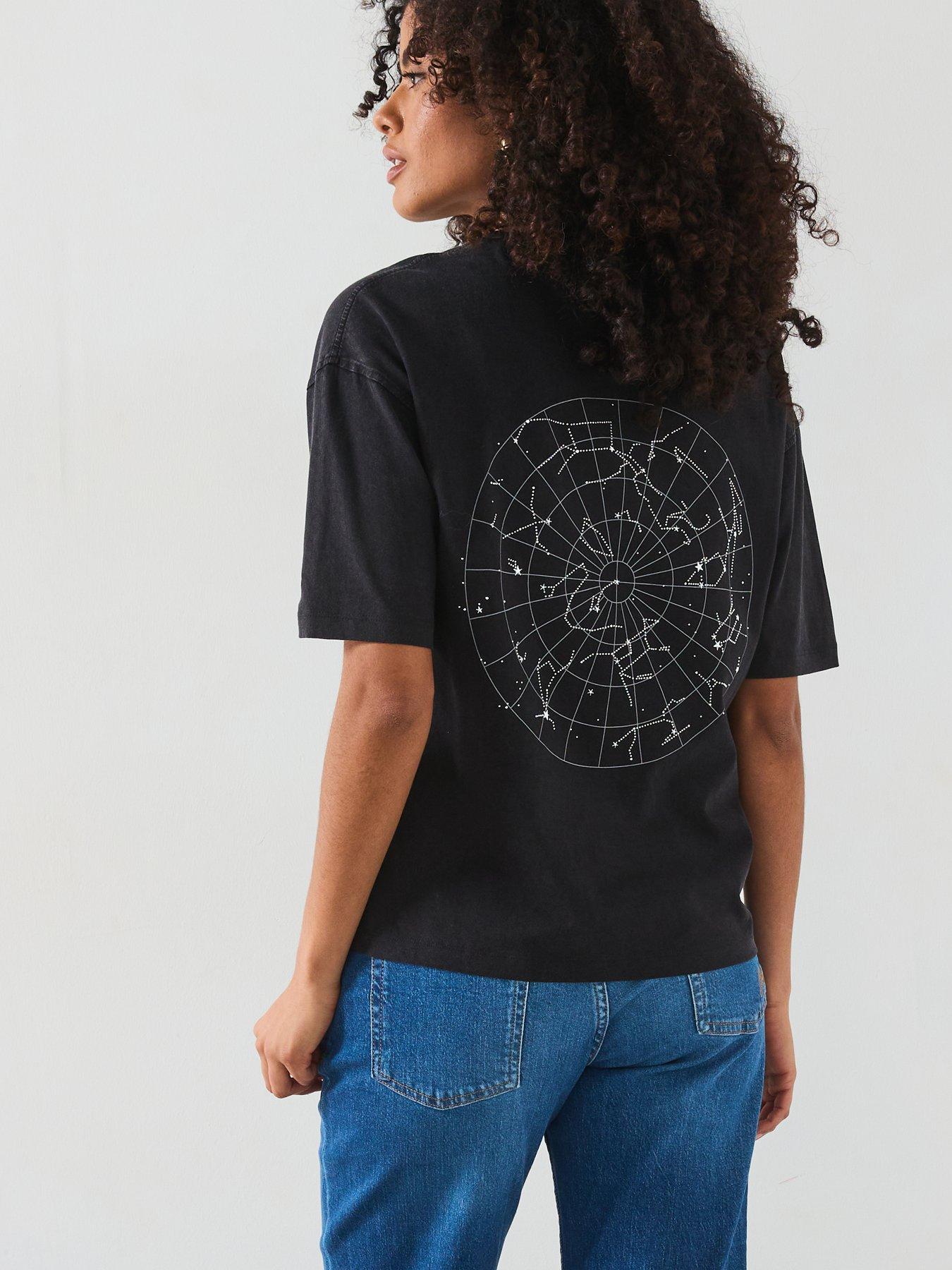 Image 2 of 6 of BOSS Evi Embellished Logo T-shirt - Black