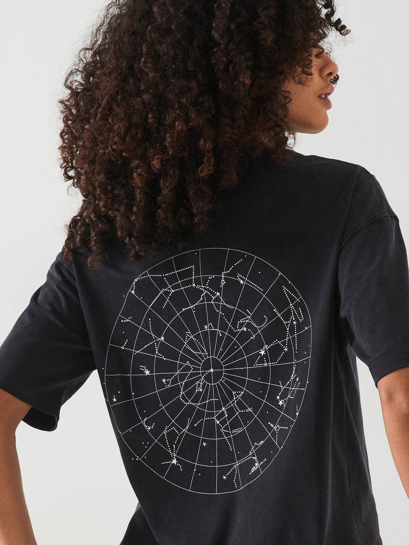Image 6 of 6 of BOSS Evi Embellished Logo T-shirt - Black