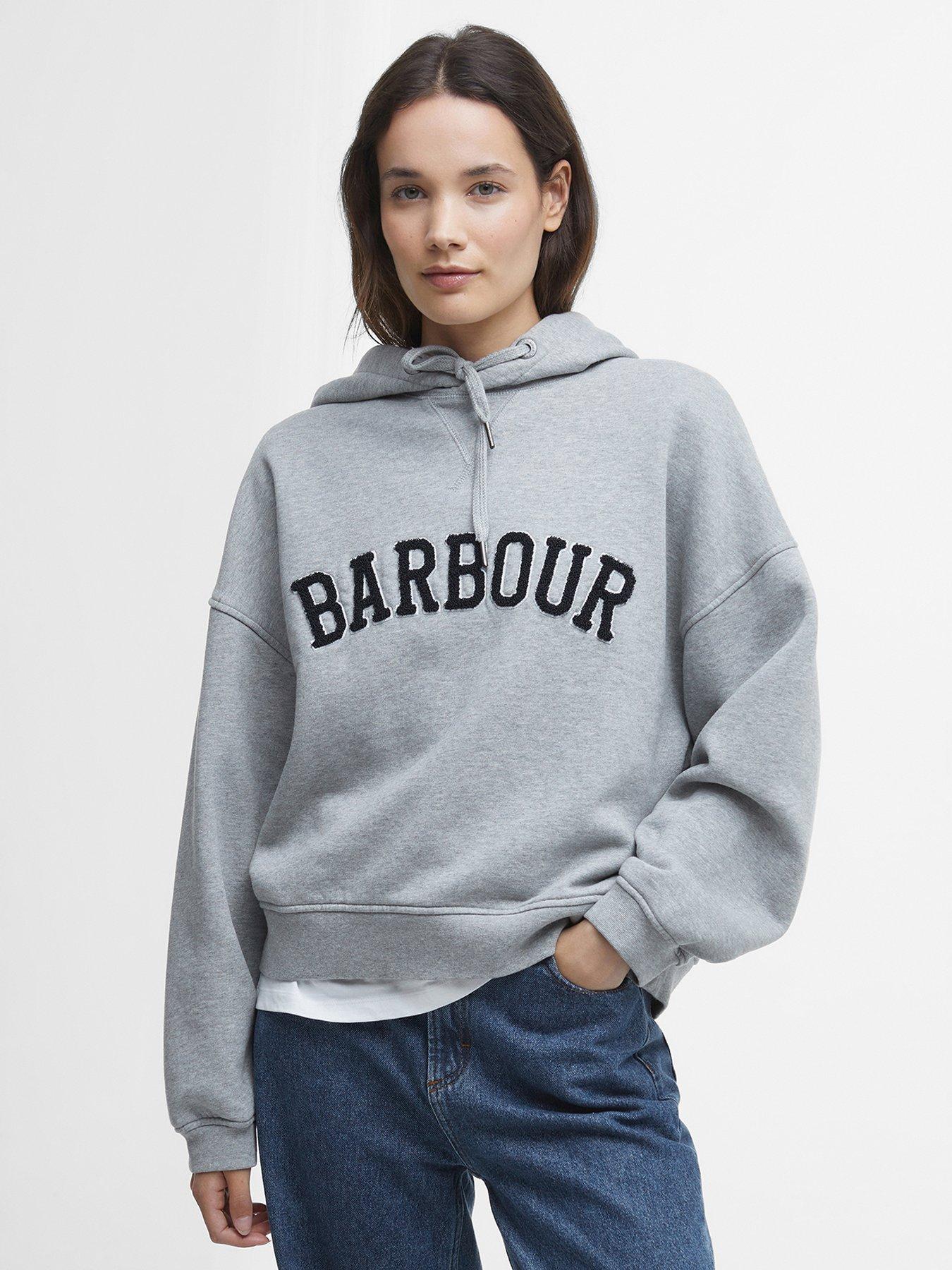 Image 1 of 6 of Barbour Mayfield Hoodie - Grey