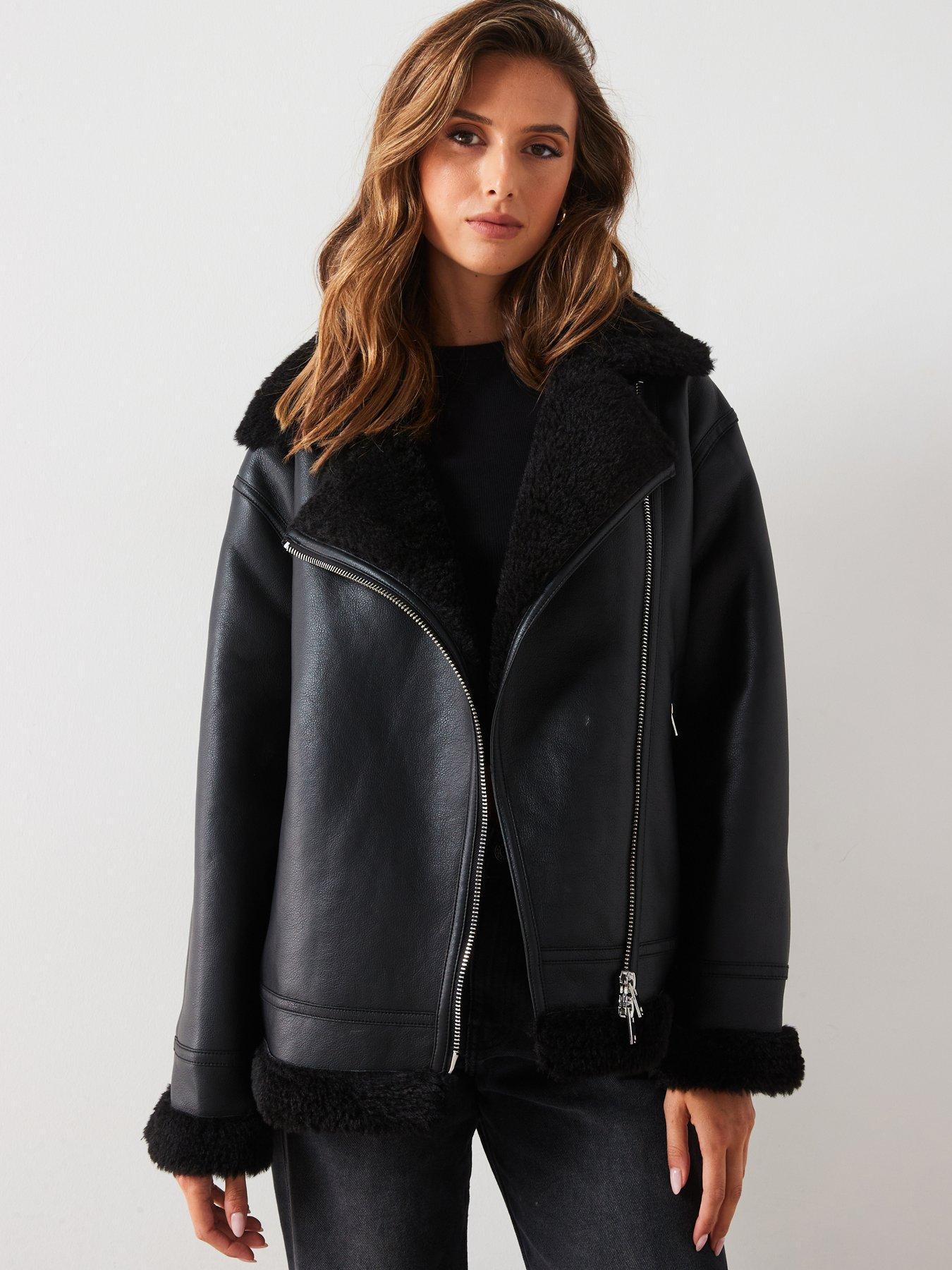 undefined Aviator Jacket - Black