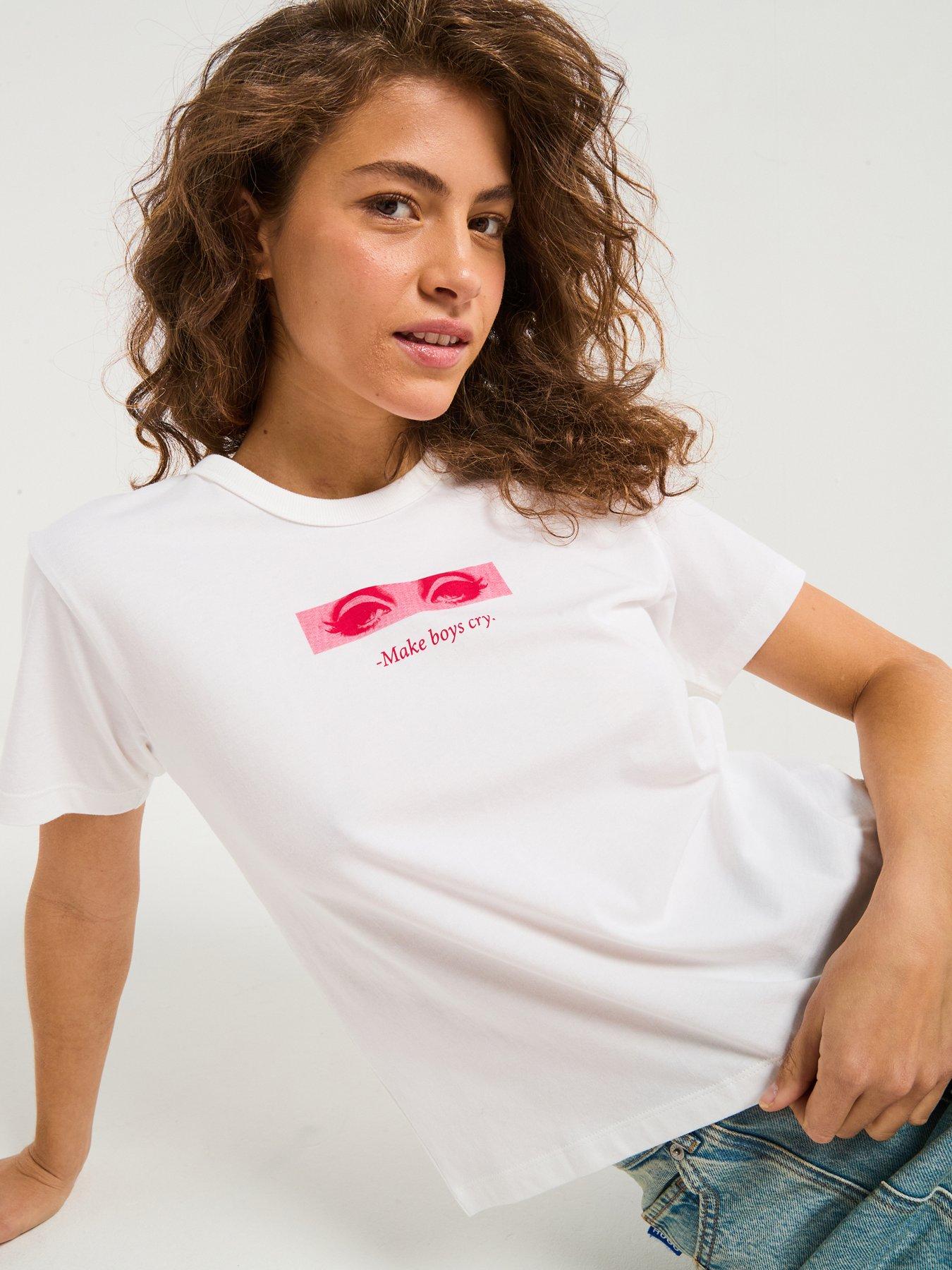 undefined Destrel Graphic T-Shirt - White