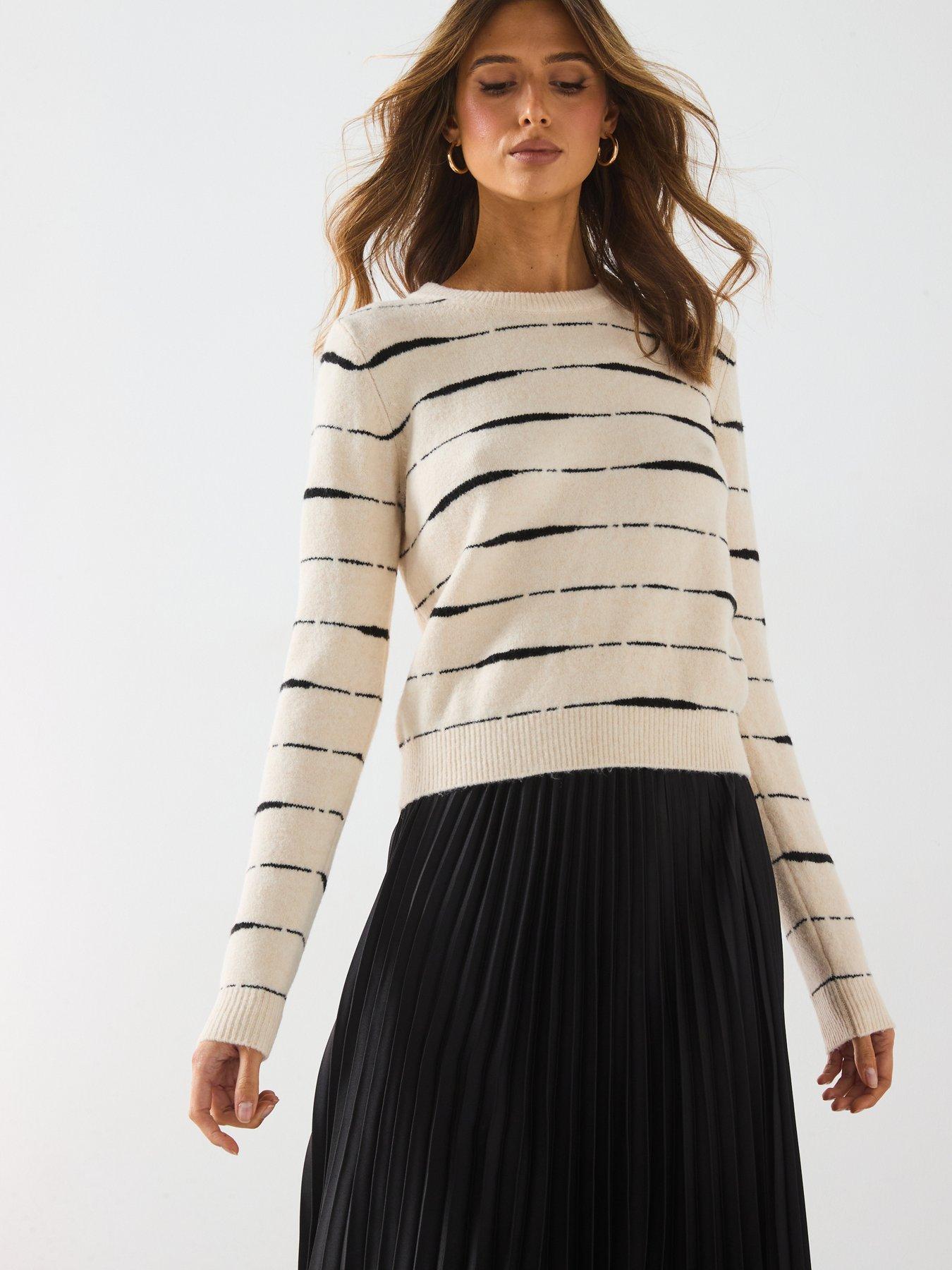 Image 5 of 6 of Mango Tiger Stripe Jumper - Multi