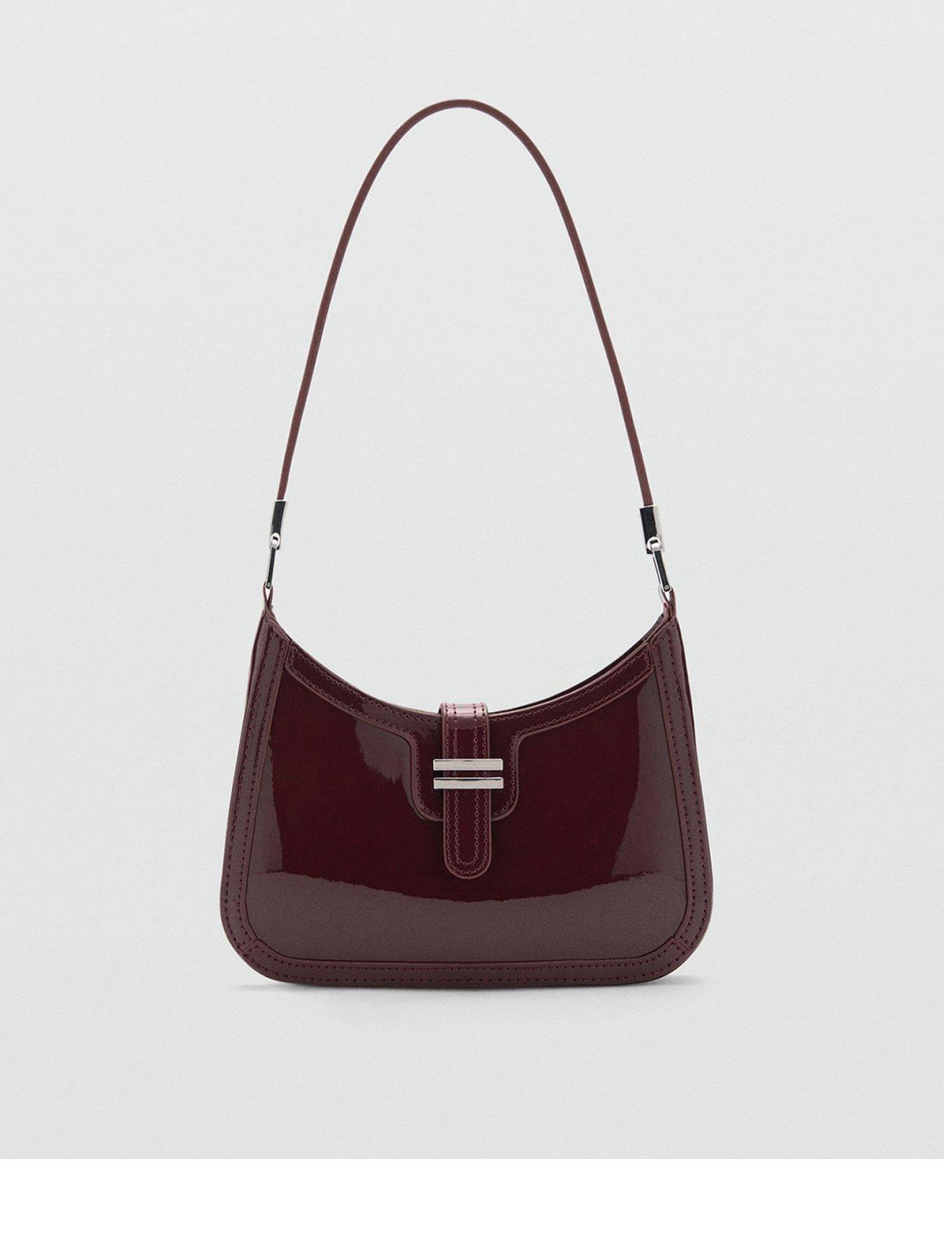 undefined Burgundy Shoulder Bag