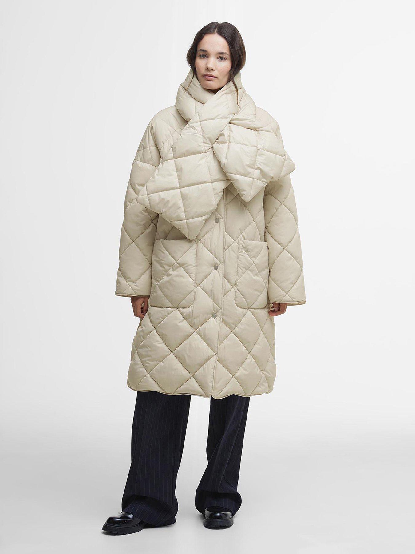 undefined Brigitte Padded Coat - White