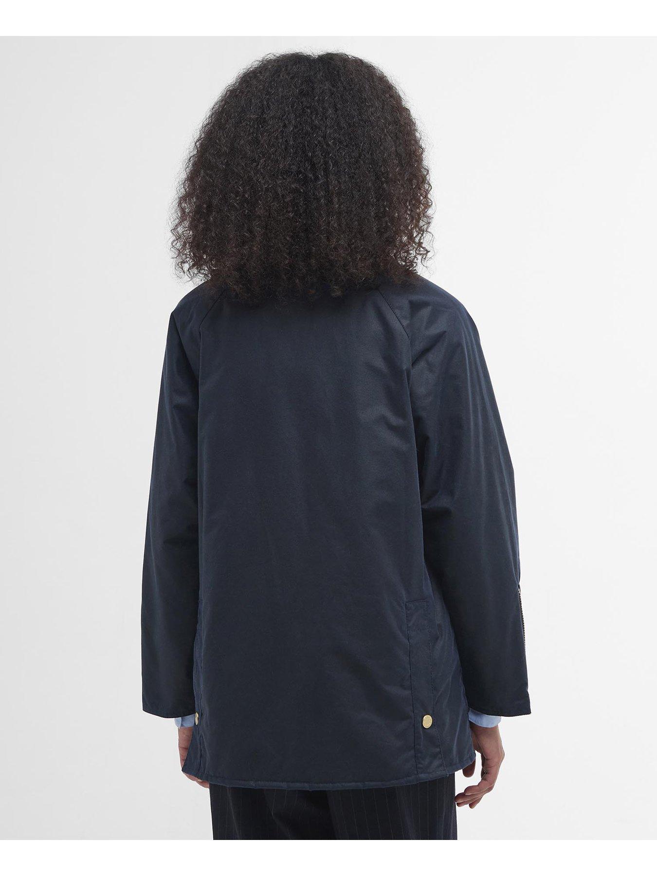 Image 2 of 6 of Barbour Esther Wax Jacket - Navy