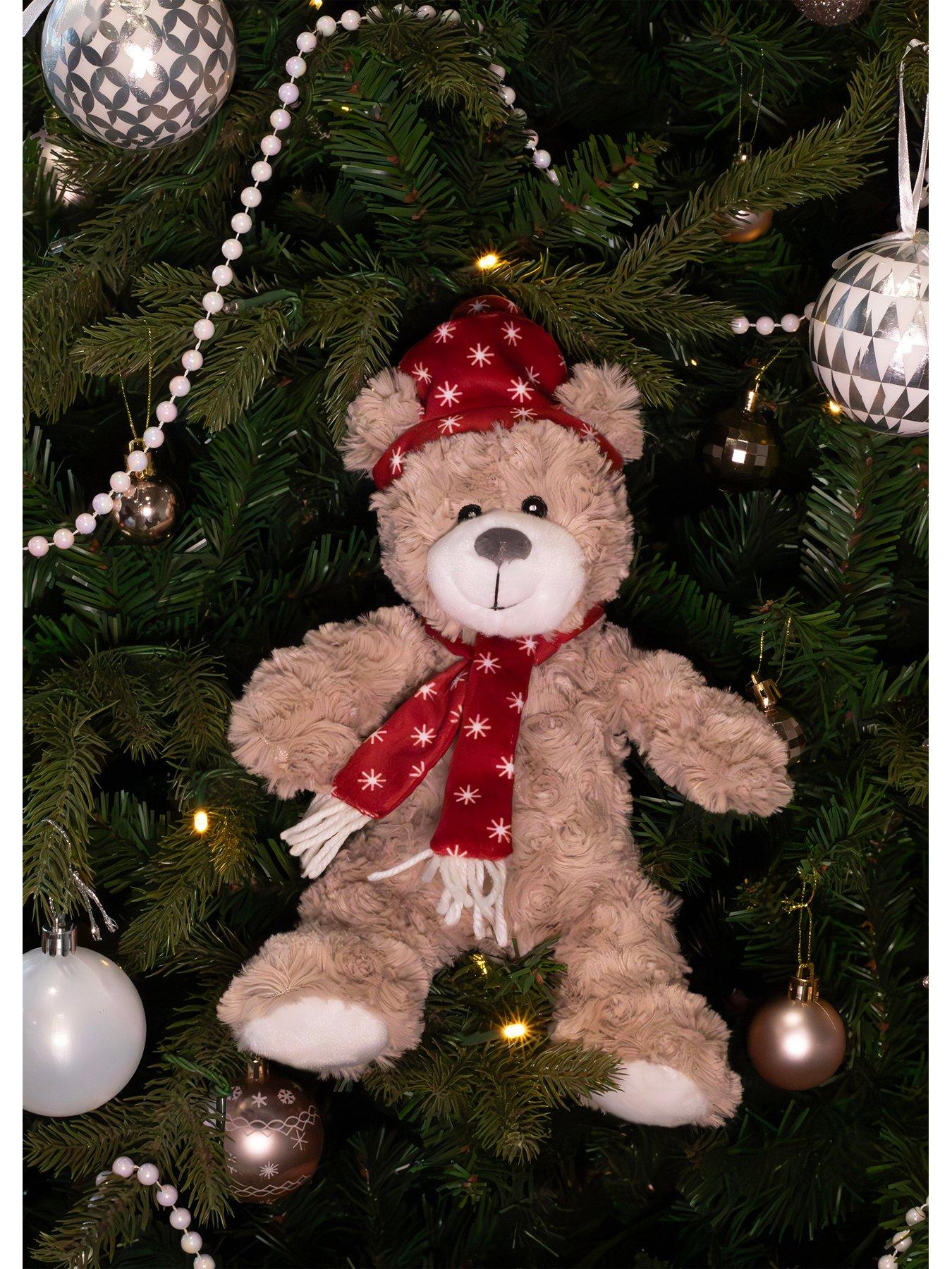 Rosewood Christmas Brie Bear Squeaky Plush Dog Toy Very