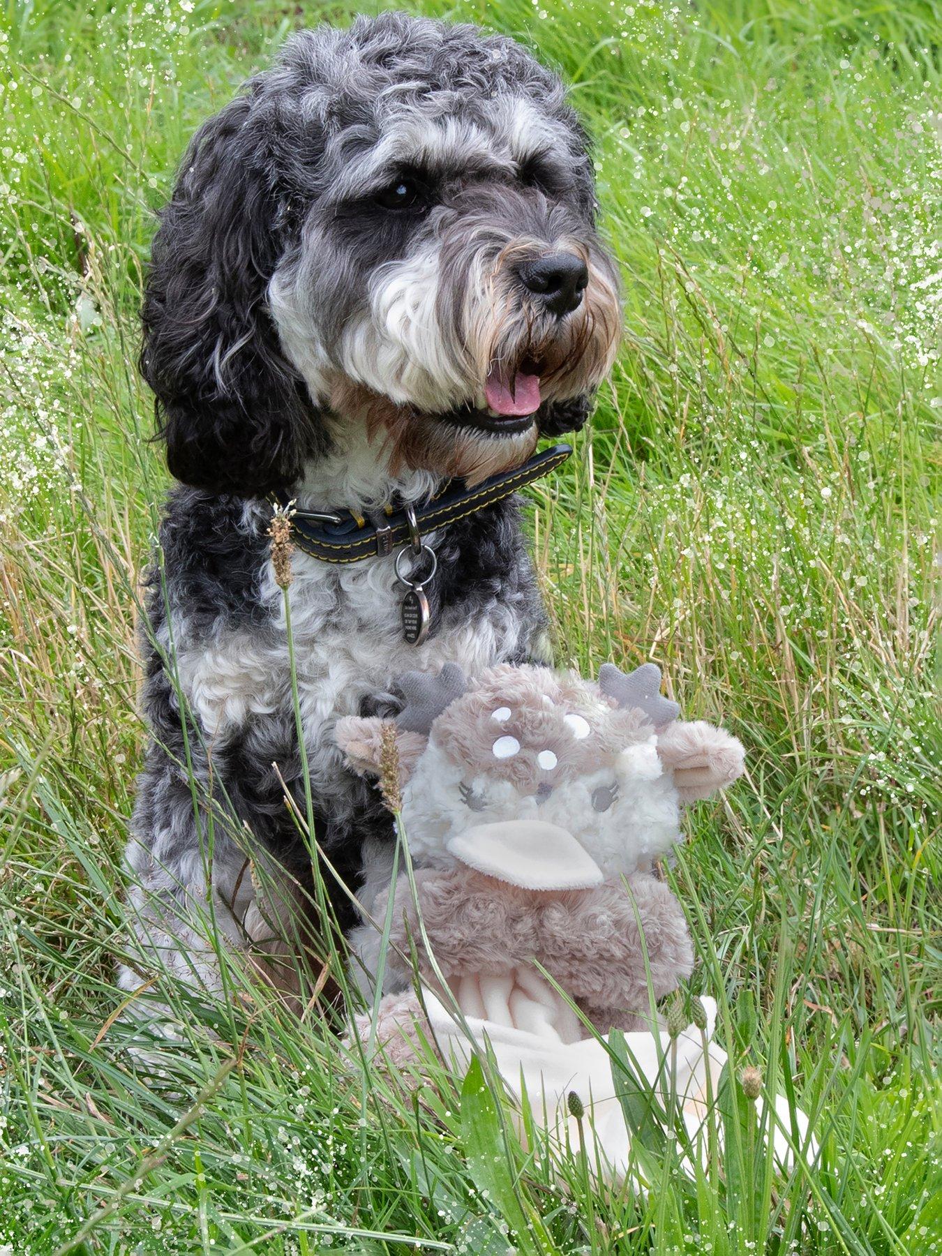 Product photograph of Rosewood Christmas Rebel Reindeer Plush Dog Toy Amp Soother from very.co.uk