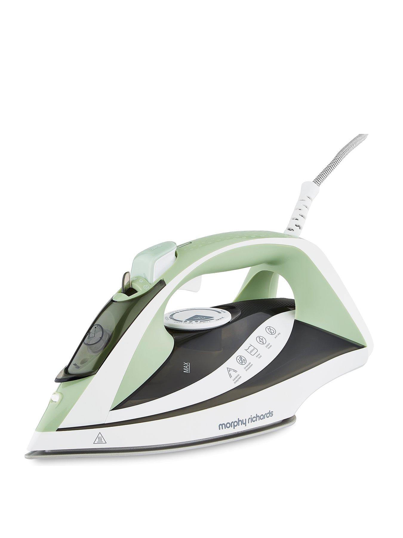 Image 1 of 7 of Morphy Richards Turbo Steam Iron 2400W Laurel Green