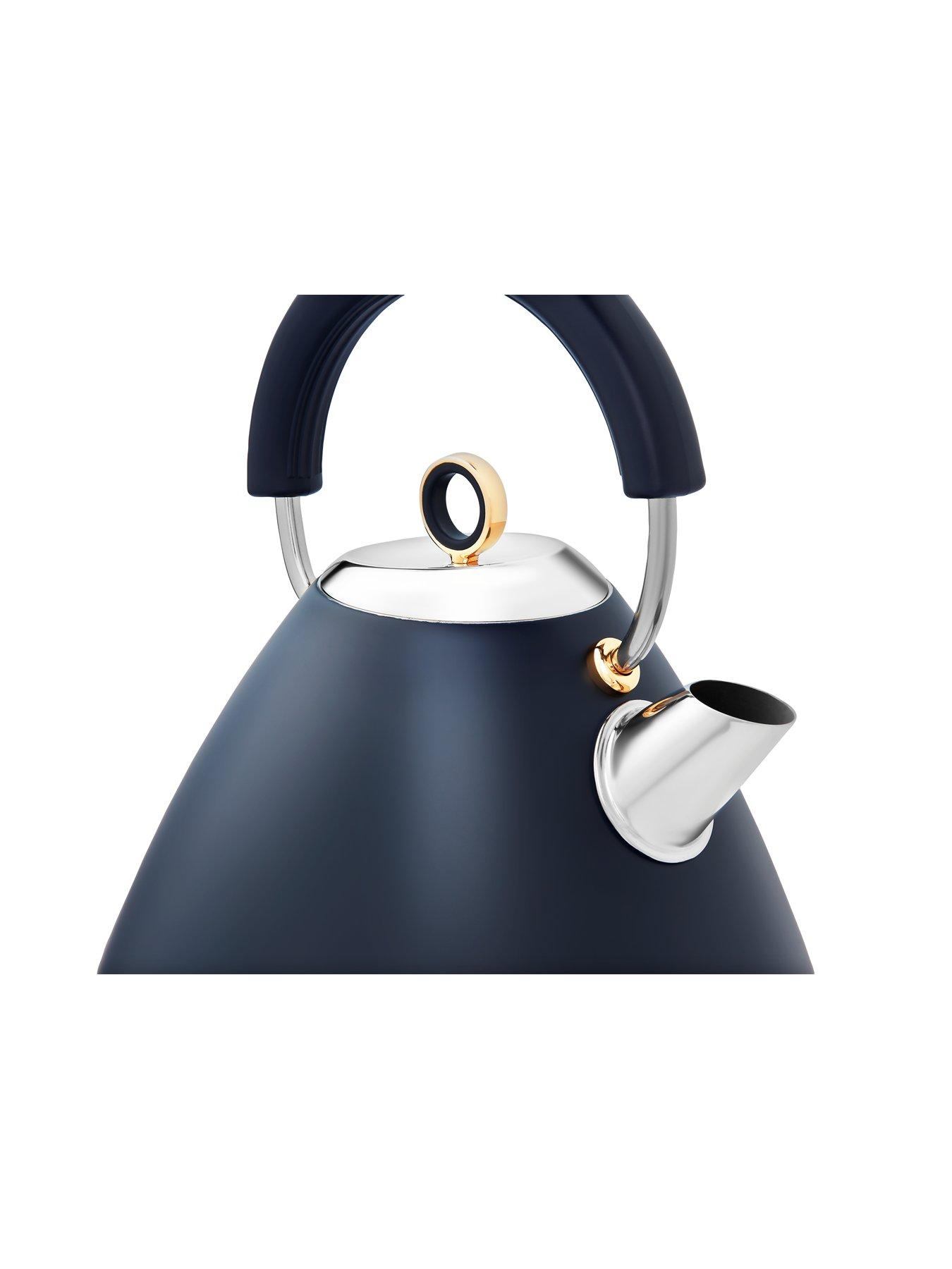 Morphy Richards Accents Gold Pyramid Kettle Navy Very