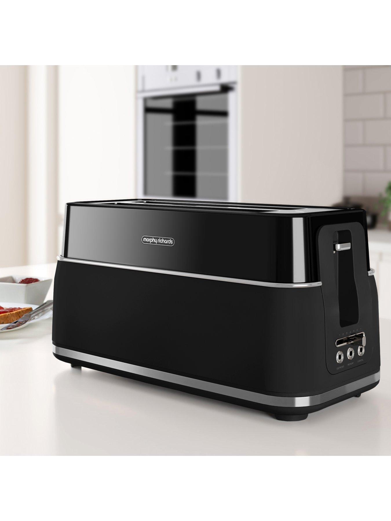 Morphy Richards Signature Black 4 Slice Toaster Very