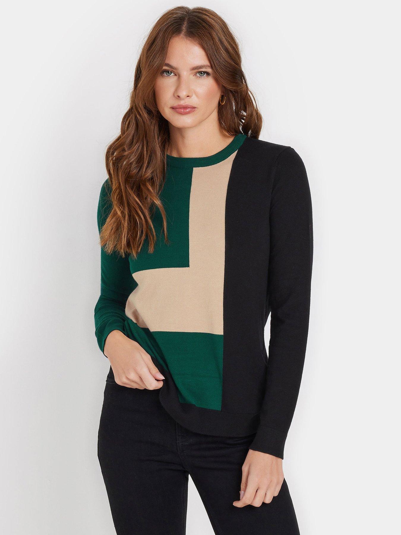 undefined Colourblock Jumper - Blue