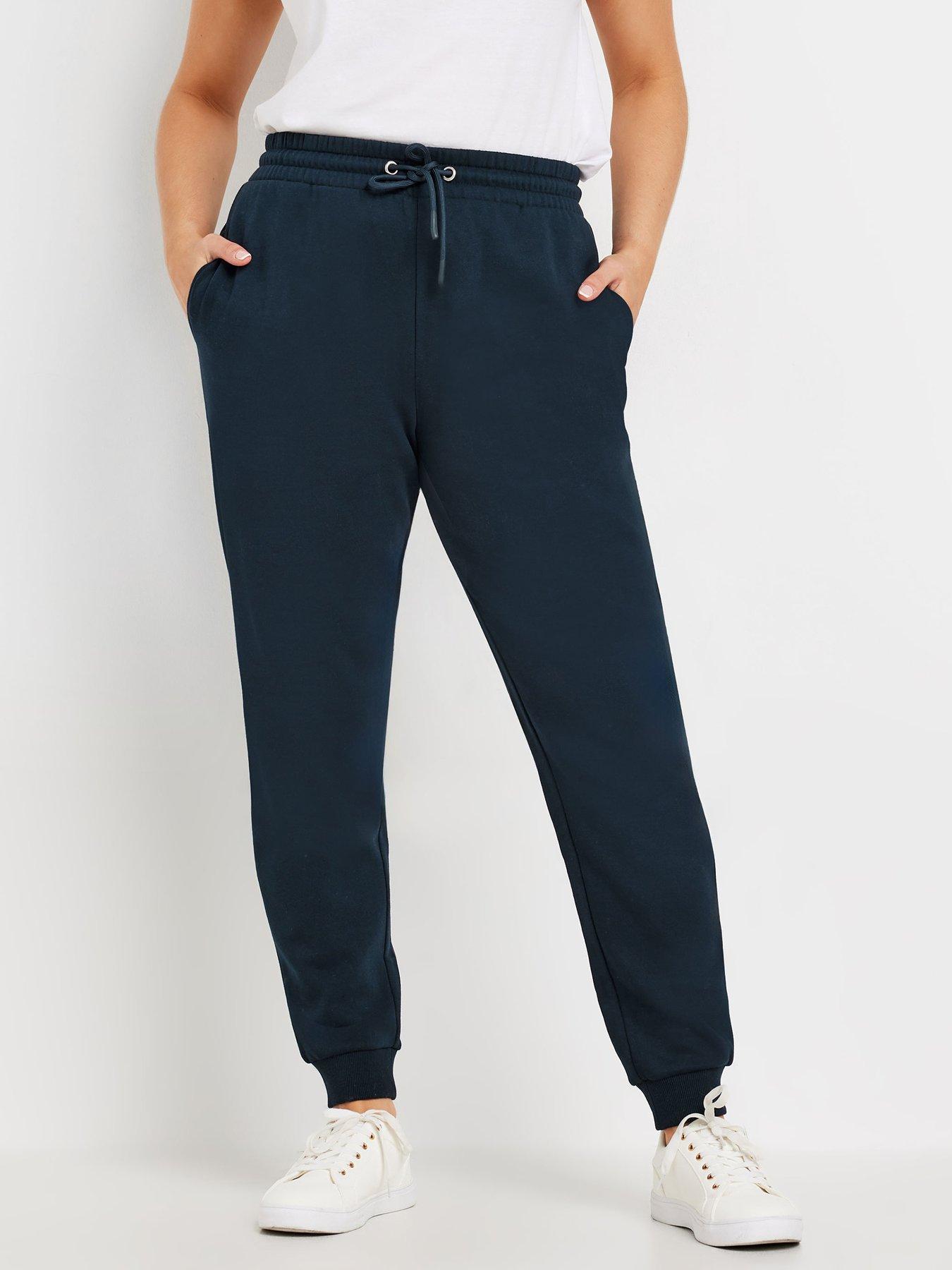 undefined Cuffed Drawstring Joggers - Blue